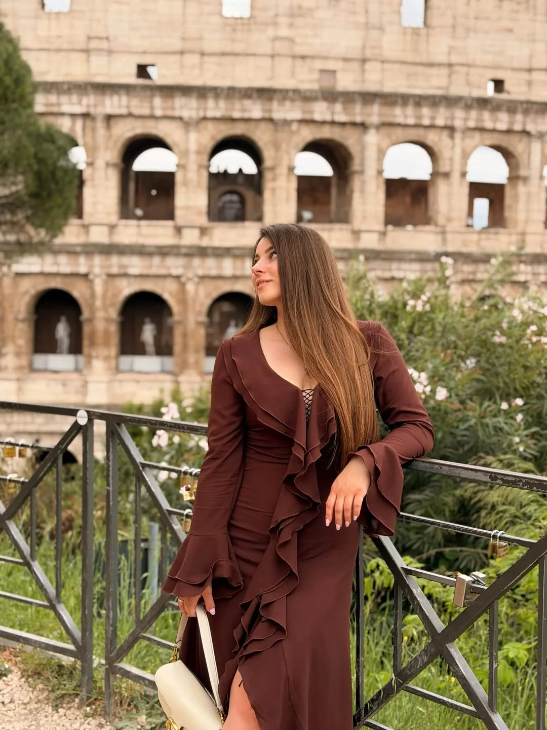 summer to fall outfits 2026 Romantic Chocolate Dresses Are Taking Over European Fall Style