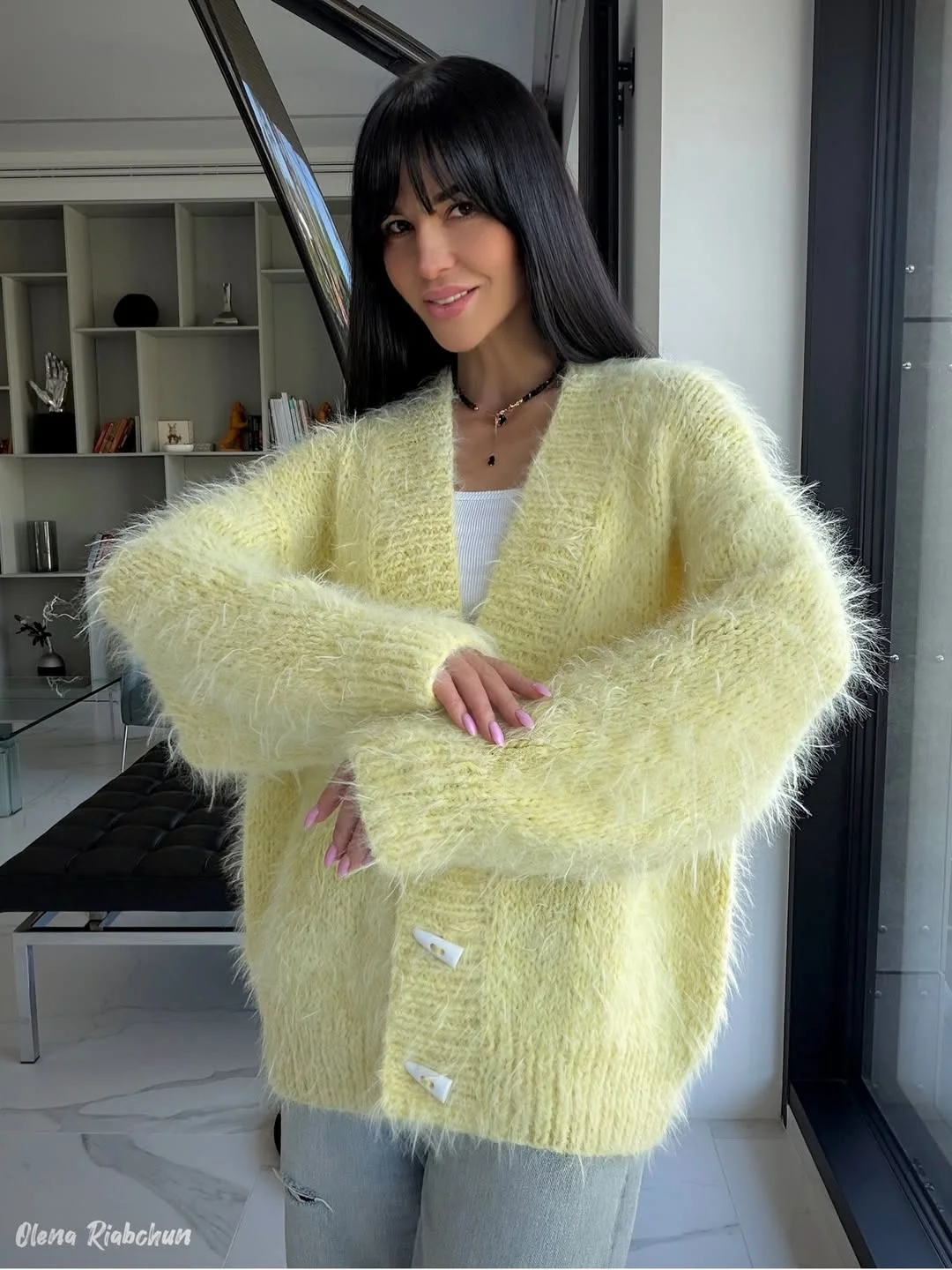 summer to fall outfits 2026 Fluffy Cardigans Are Taking Over Cozy Girl Fall Fashion
