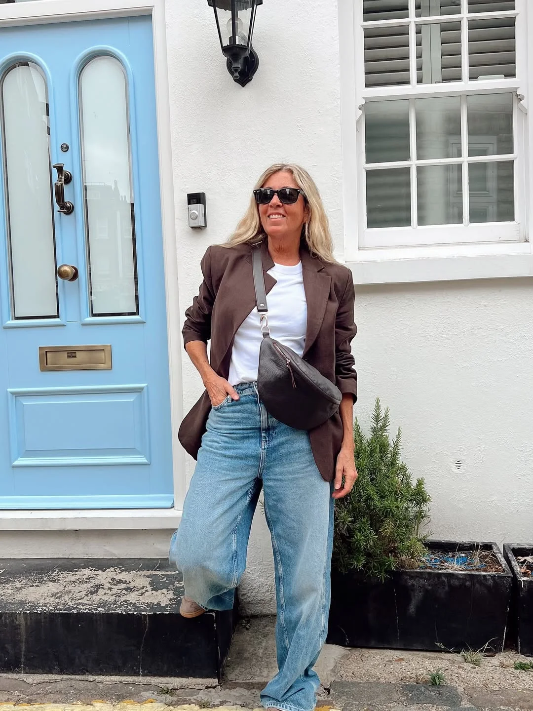 what to wear in fall 2026 over 50 Relaxed Blazers and Denim for Everyday Chic