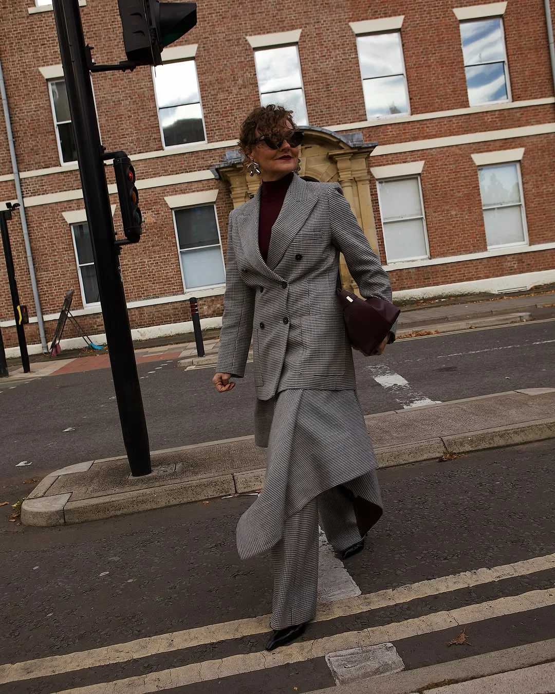 what to wear in fall 2026 over 50 Tailored Checks for Timeless City Style