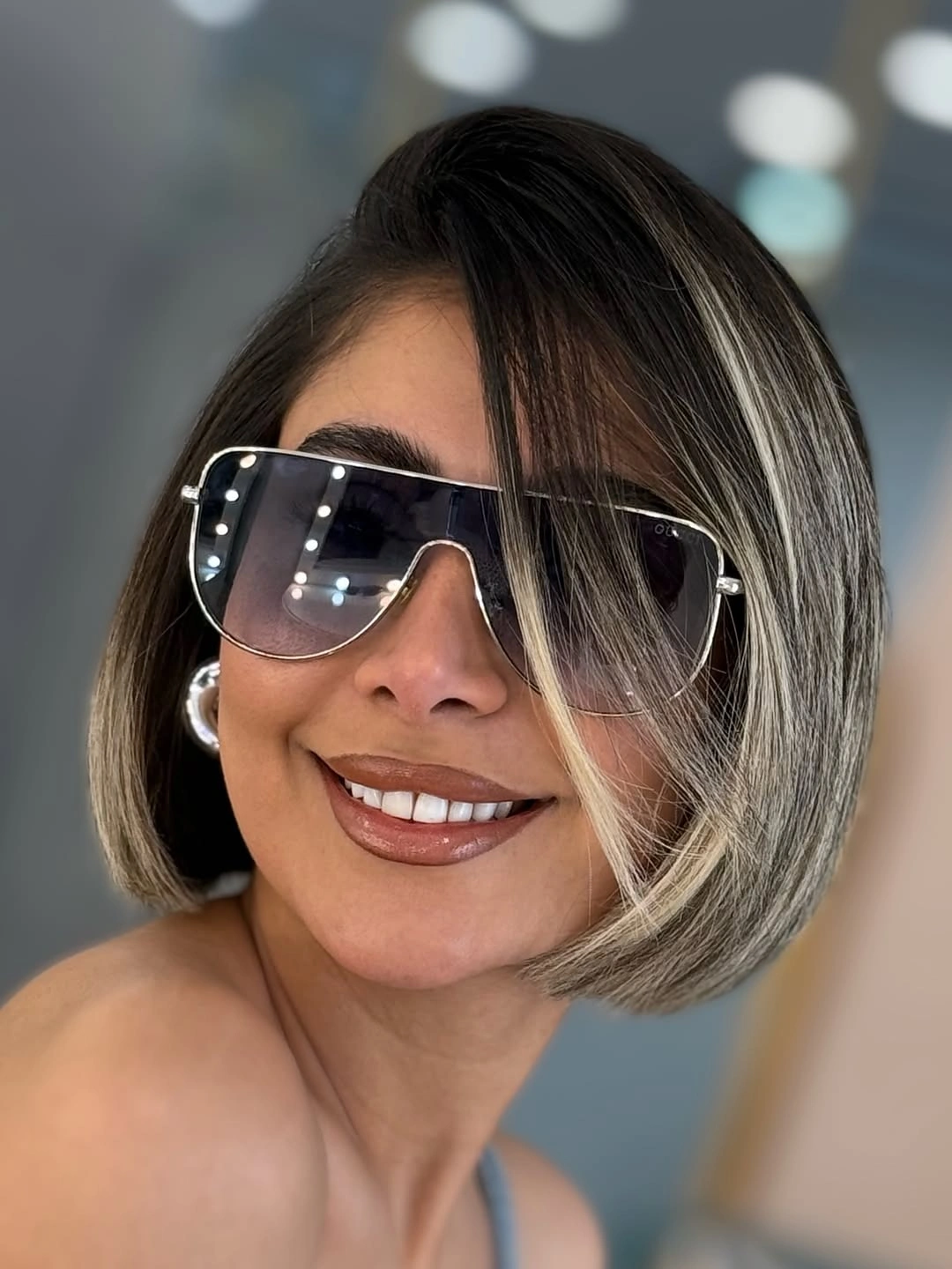 august hairstyles and color ideas 2026 Precision Blonde Contour Bob