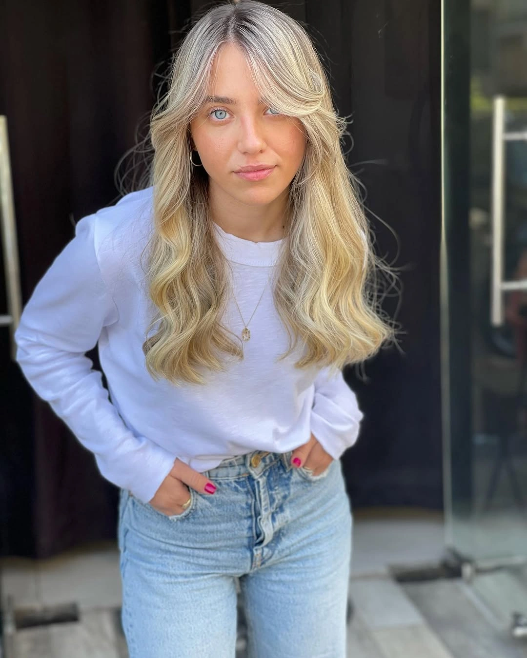 august hairstyles and color ideas 2026 Soft Scandinavian Blonde with Airy Curtain Layers