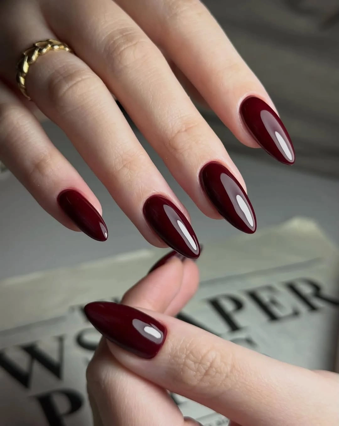 august nails color 2026 Rich Blackberry Gloss for the First Hint of Fall