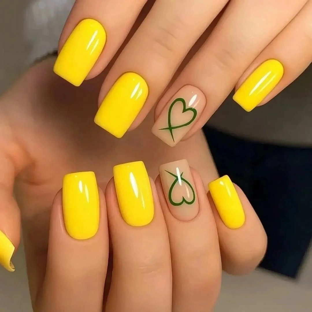 august nails color 2026 Sunny Lemon Yellow That Keeps Summer Alive