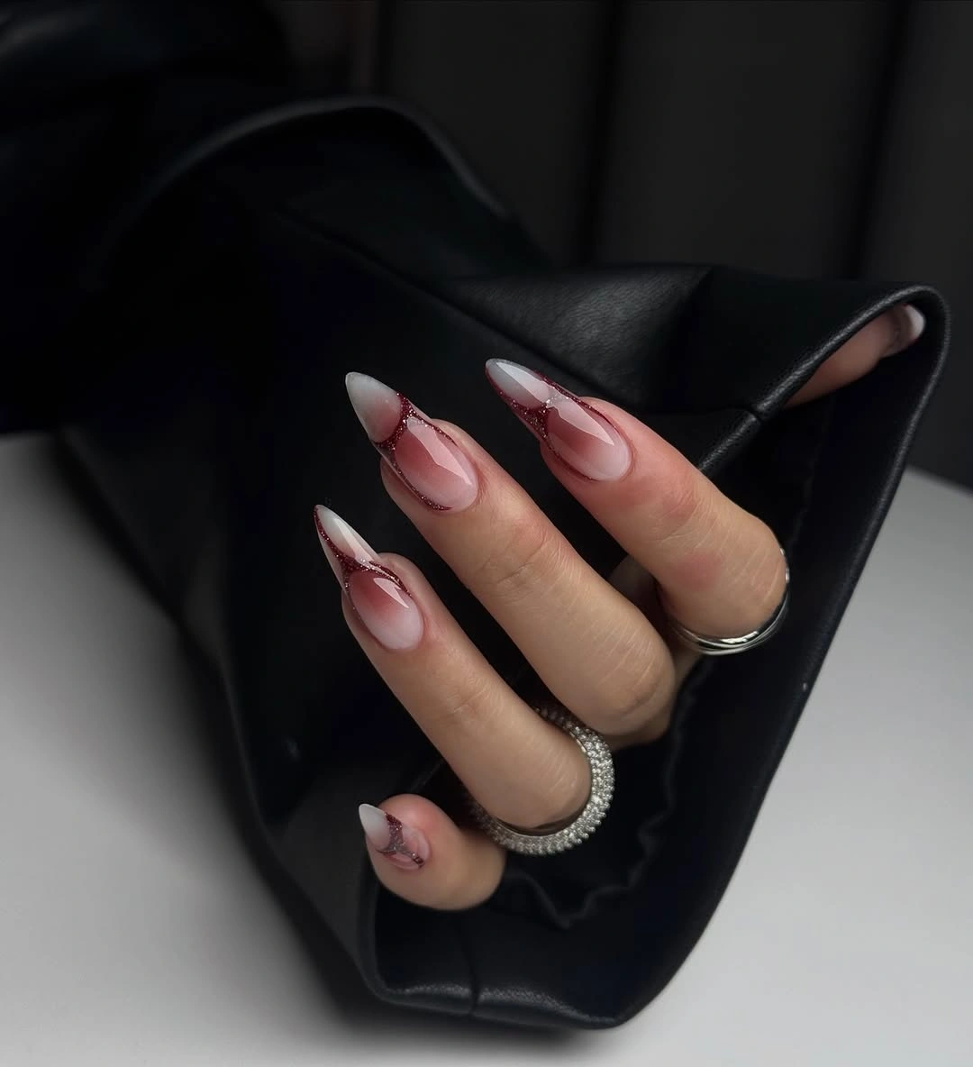 august nails color 2026 Soft Shimmer French Nails for Elegant August Evenings