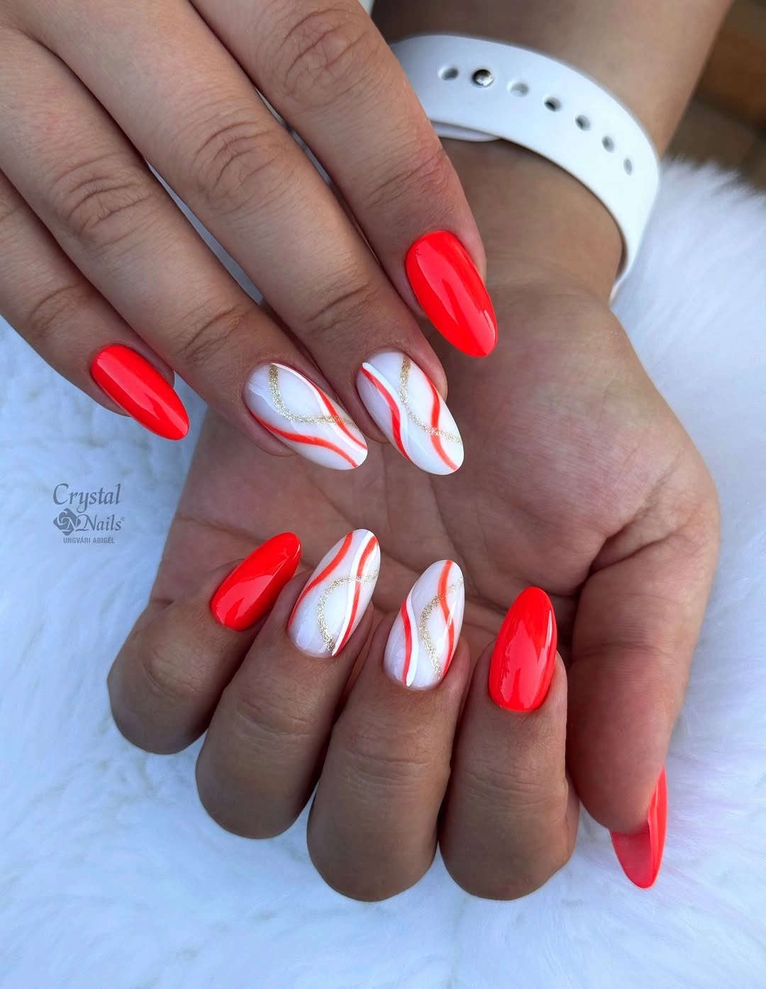 august nails ideas 2026 Neon Coral Waves That Capture Peak Summer Energy