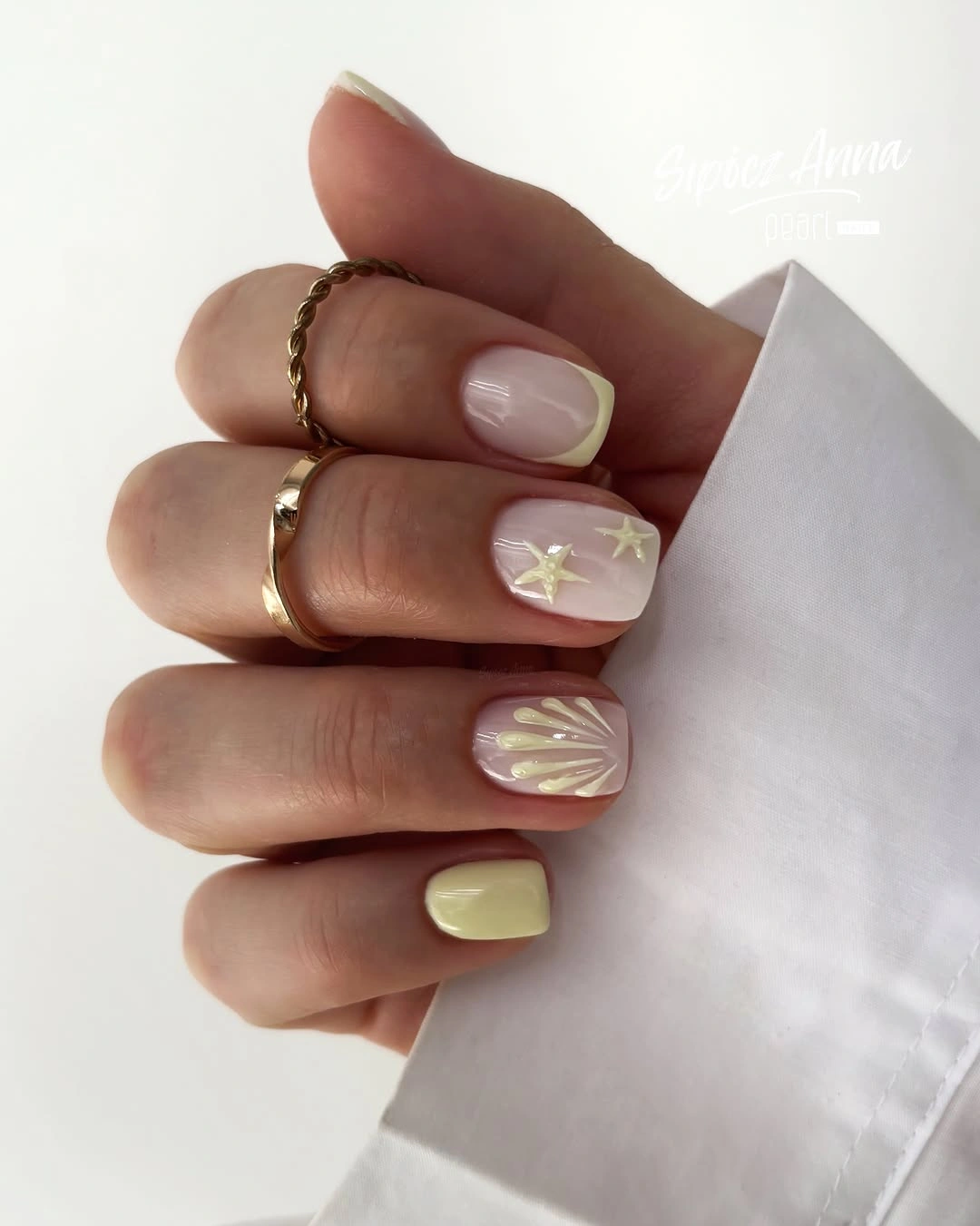 august nails ideas 2026 Soft Vanilla Details for an Elegant Late-Summer Refresh