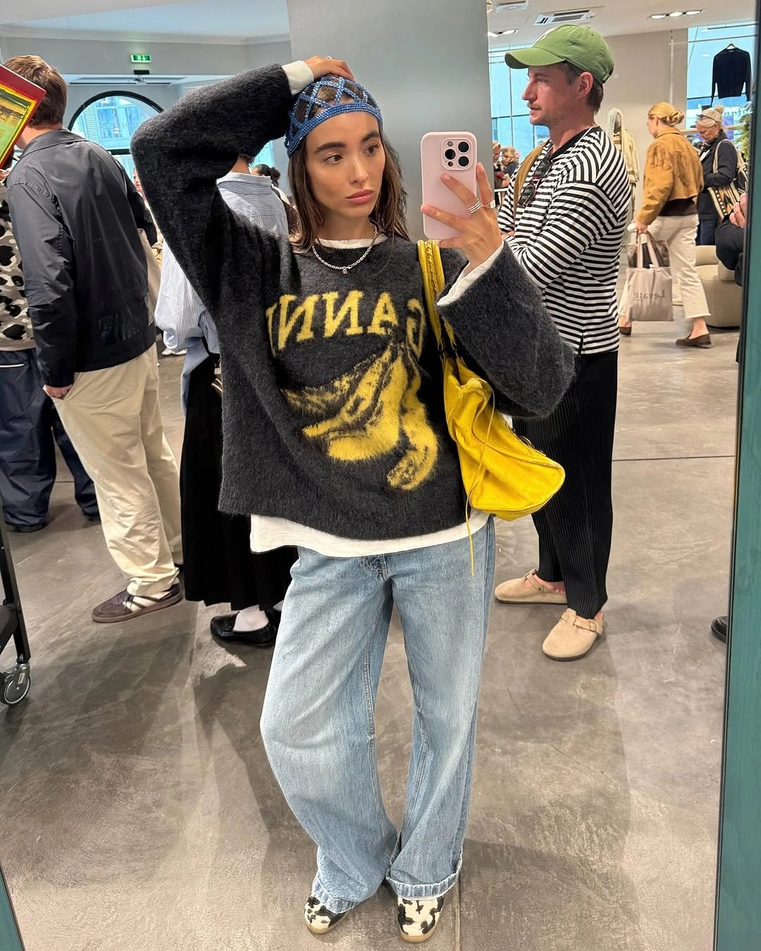 august outfits 2026 Statement Knitwear Creates Cool Transitional Street Style