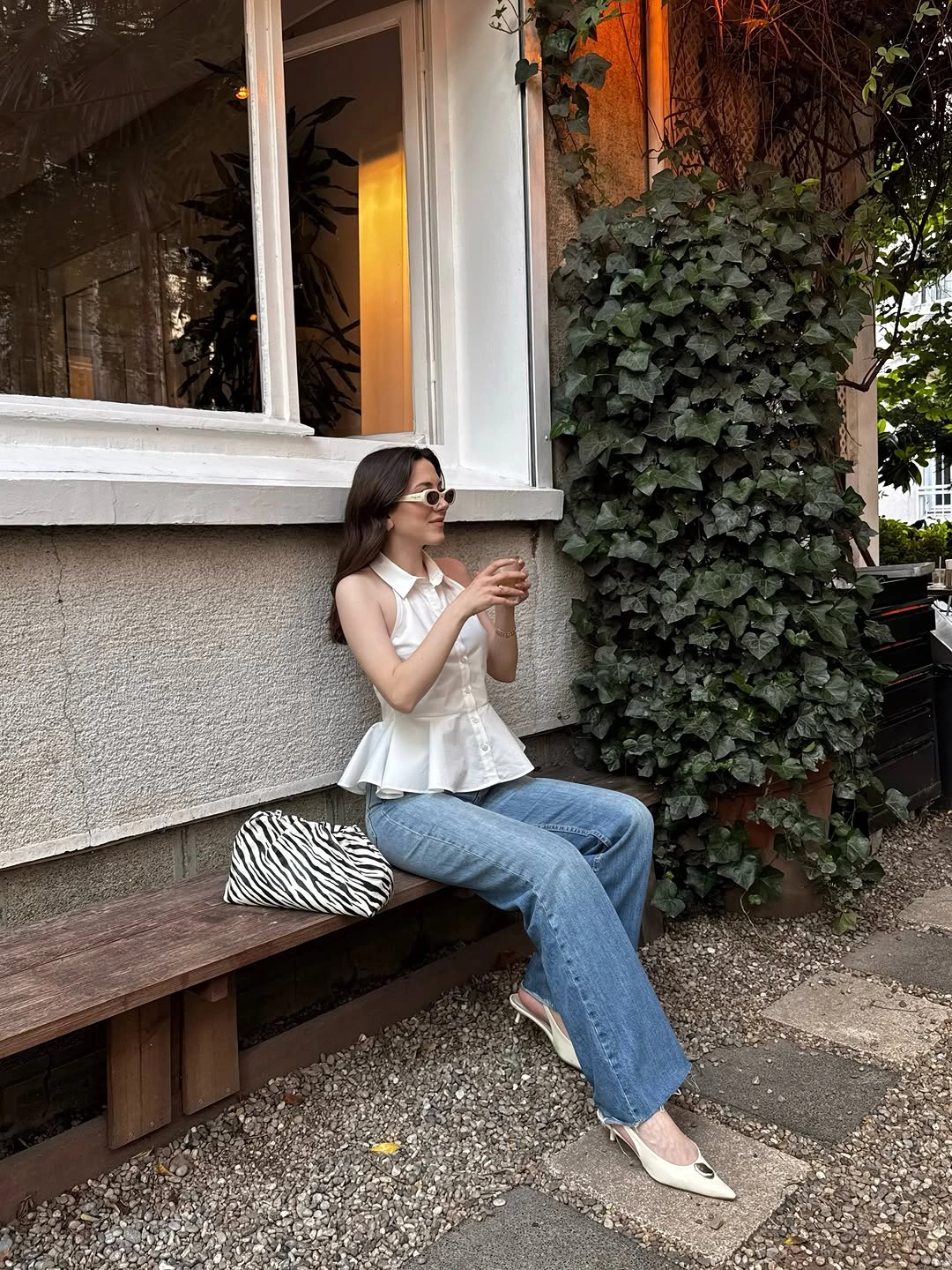 august outfits 2026 Peplum Tops and Straight-Leg Denim Feel Fresh for Everyday August Style