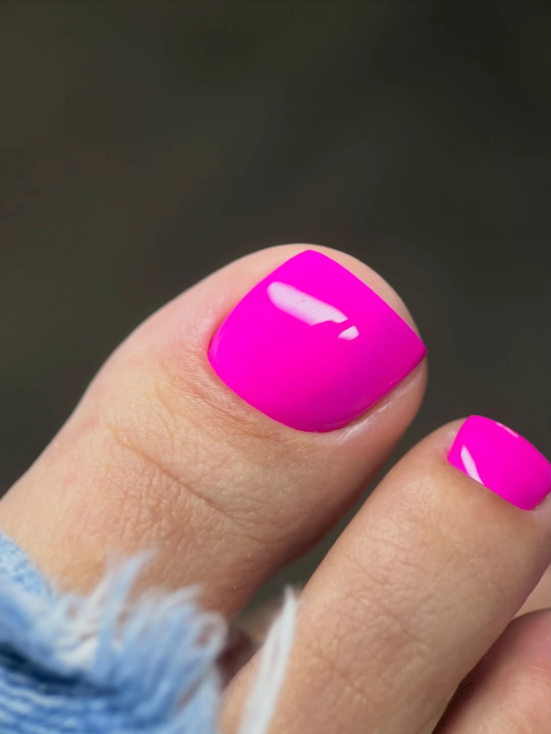 august pedicure nails ideas 2026 Vibrant Hot Pink That Instantly Feels Like Summer