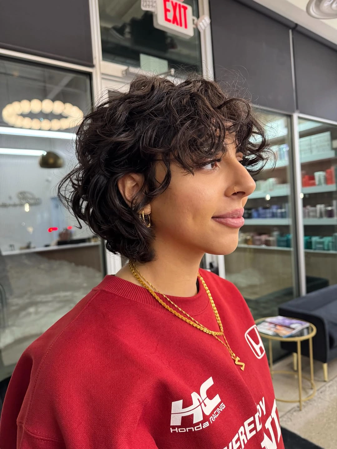 bixie haircut Voluminous Bixie Haircut for Curly Hair With Playful Texture