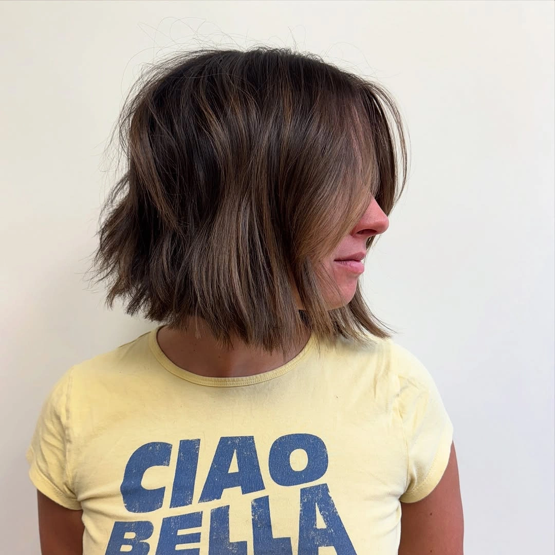 bobbed haircut for women Soft Wavy Bob With Relaxed Everyday Volume