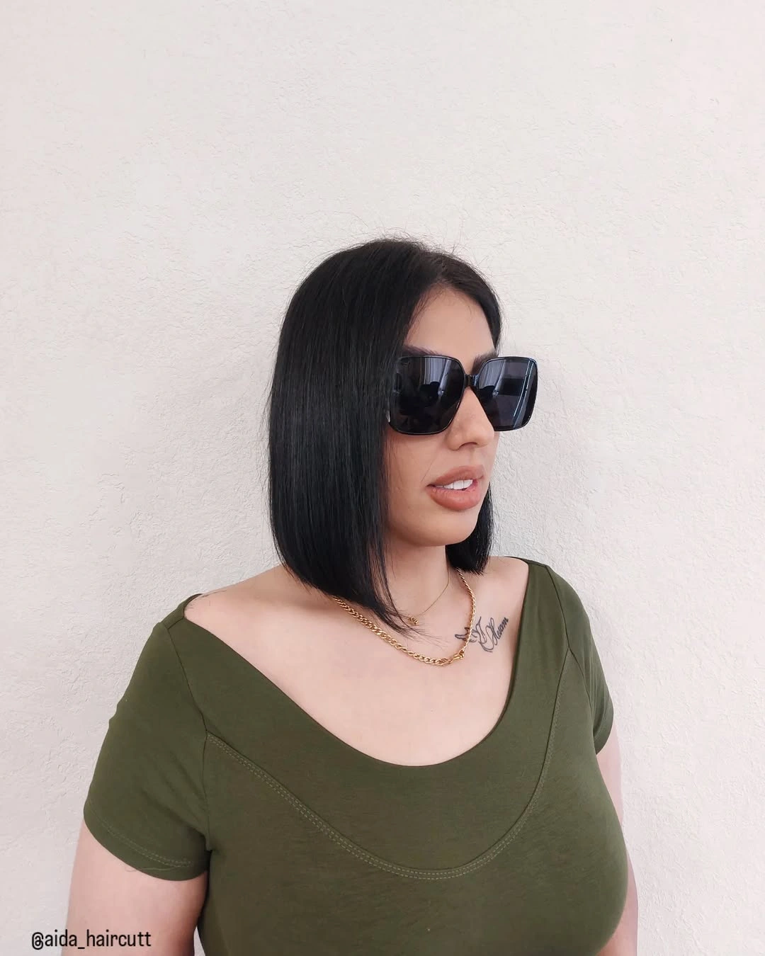 bobbed haircut for women Minimalist Sleek Bob With Sharp Lines
