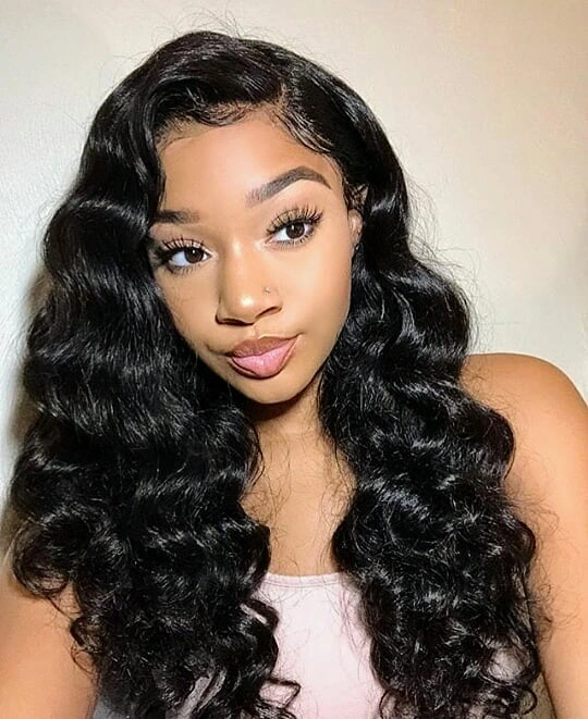 body waves hairstyle Defined Glam Waves with Hollywood-Inspired Volume