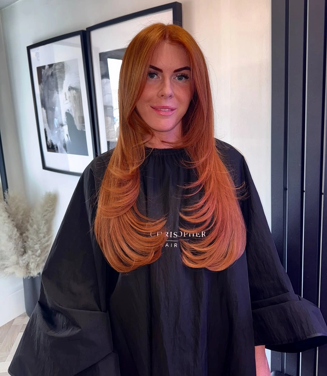 choppy medium layered hair Classic Copper Layers Full of Warmth and Movement