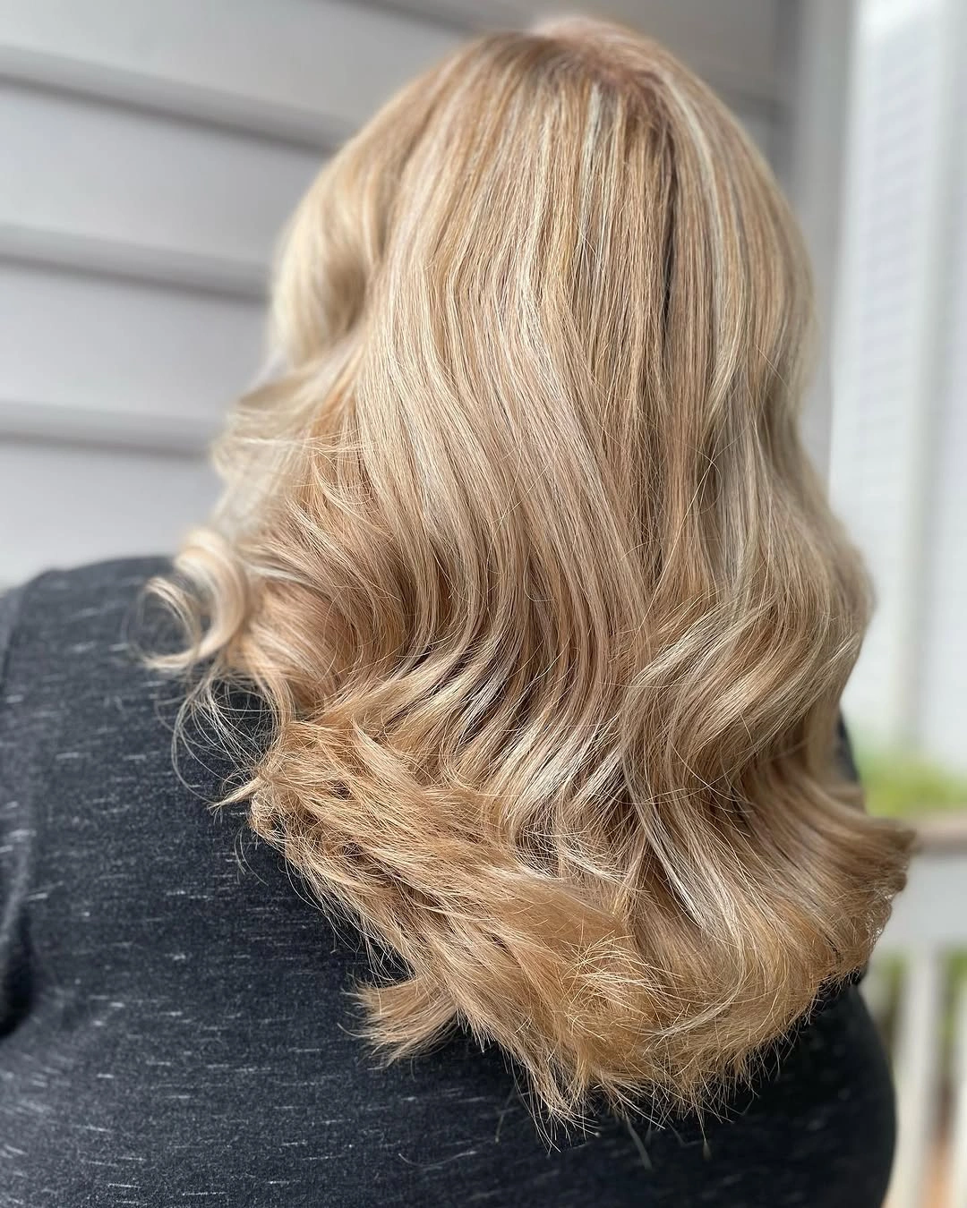 dirty blonde hair color Honey Beige Dirty Blonde With Classic Blowout Volume