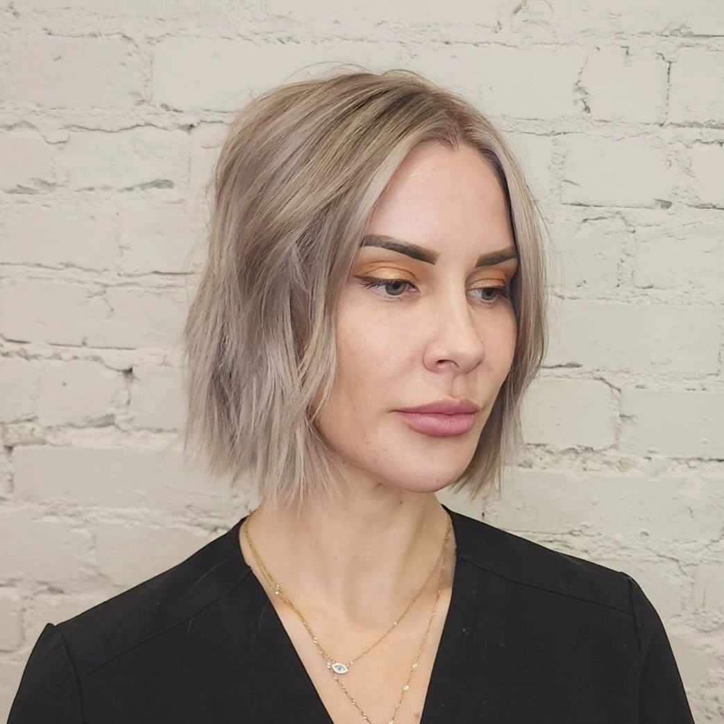 dirty blonde hair color Pearl Dirty Blonde Bob With Modern Cool Dimension