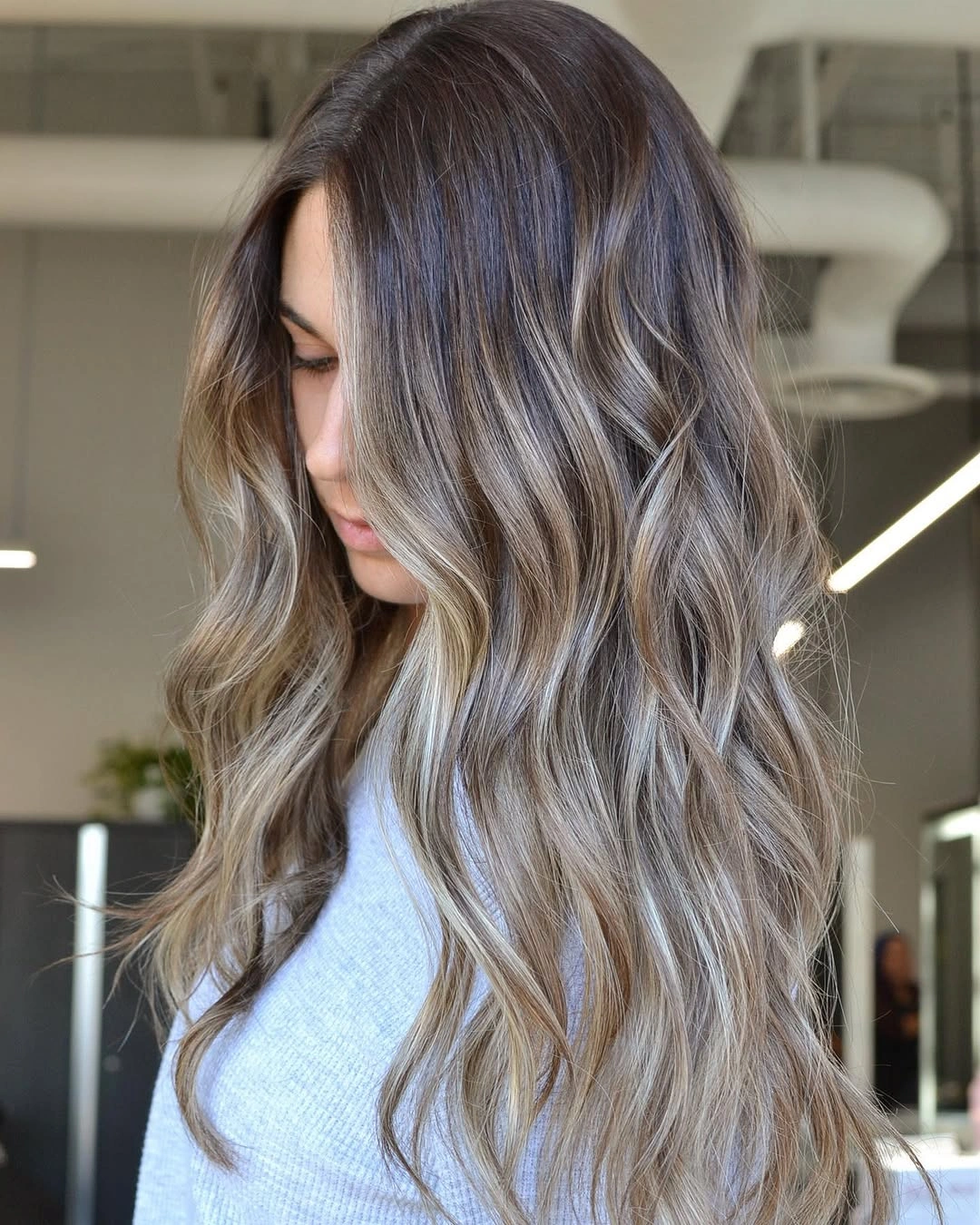 dirty blonde hair color Luxury Mushroom Blonde Balayage With Bright Face Frame