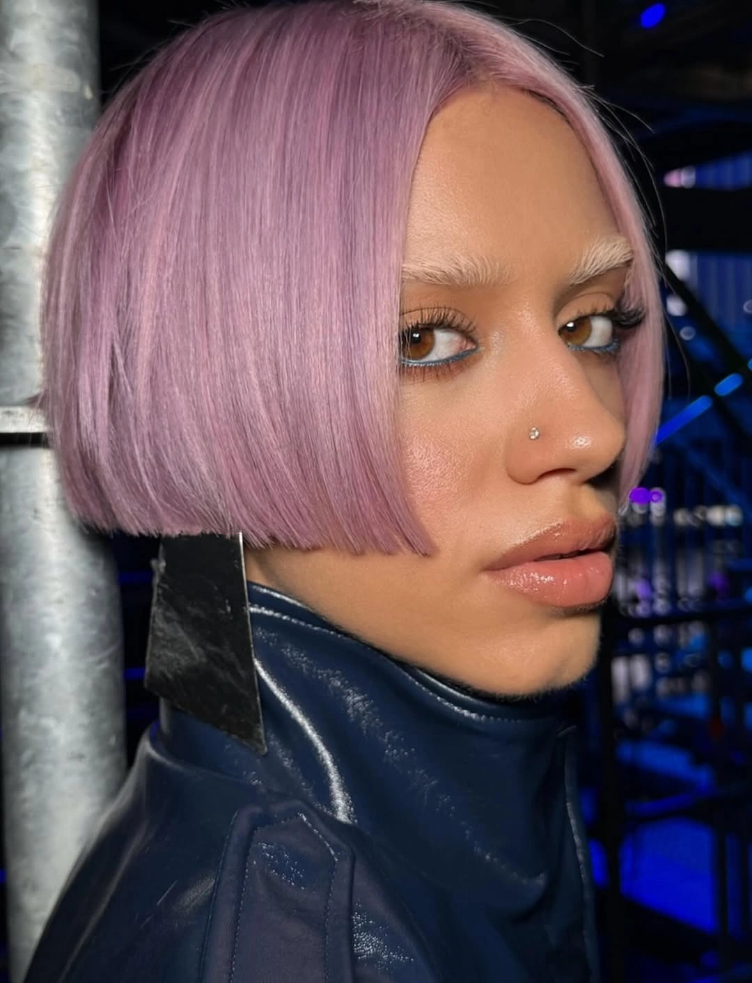 fall bob haircut ideas 2026 Lavender Bob That Gives Fall a Fashion-Forward Twist