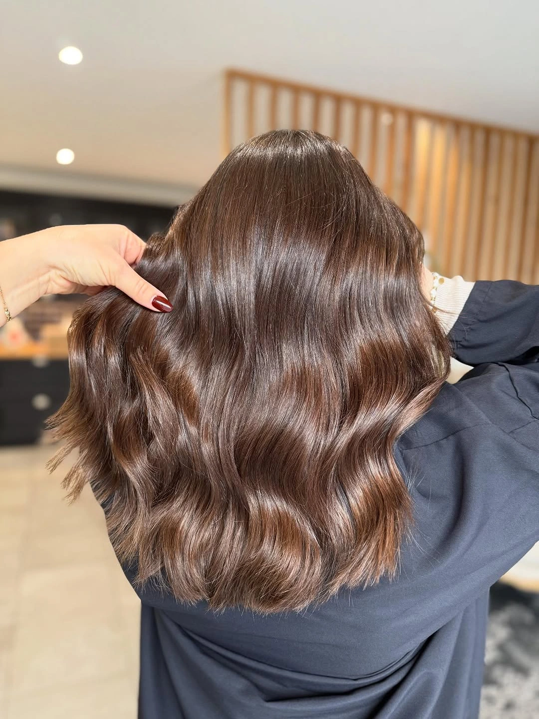 Fall brunette hair colour 2026 Milk Chocolate Brunette With Satin Waves