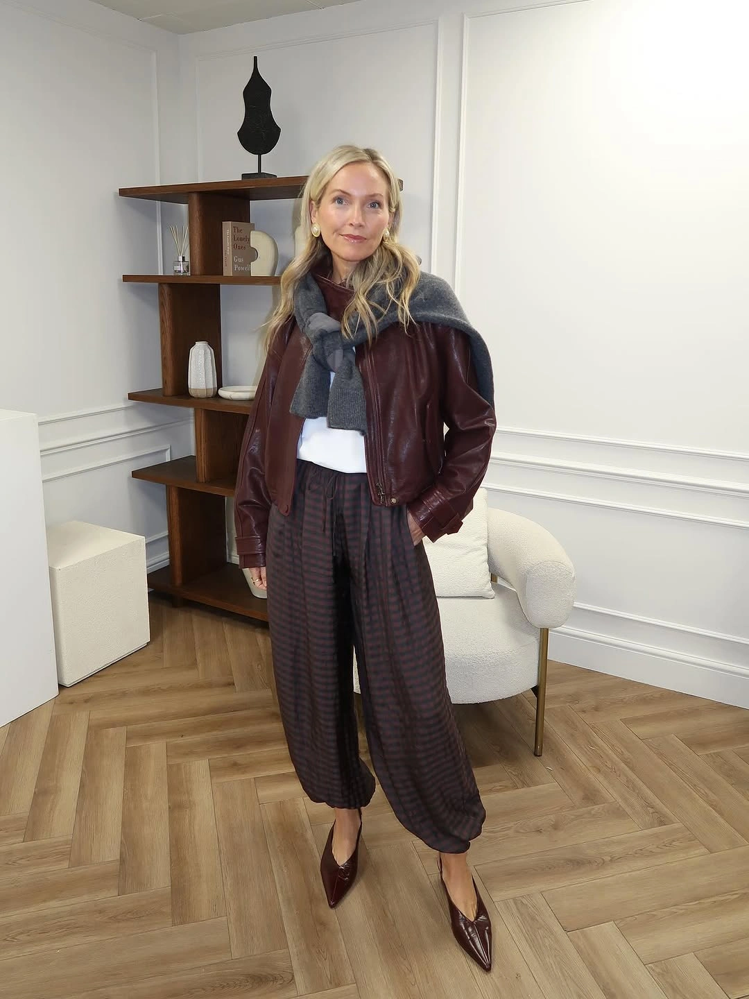 fall classy outfits women 2026 Rich Burgundy Layers With Timeless Sophistication