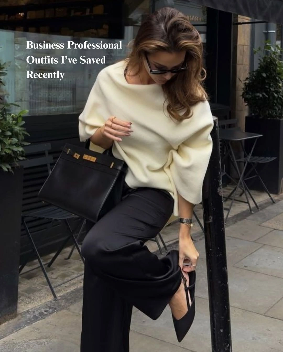 fall classy outfits women 2026 Relaxed Office Elegance With Modern Wide-Leg Trousers