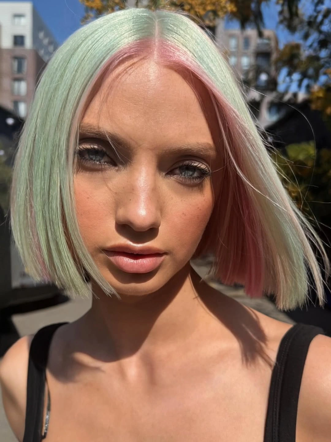 fall French Bob 2026 Pastel French Bob That Turns Autumn Into Art