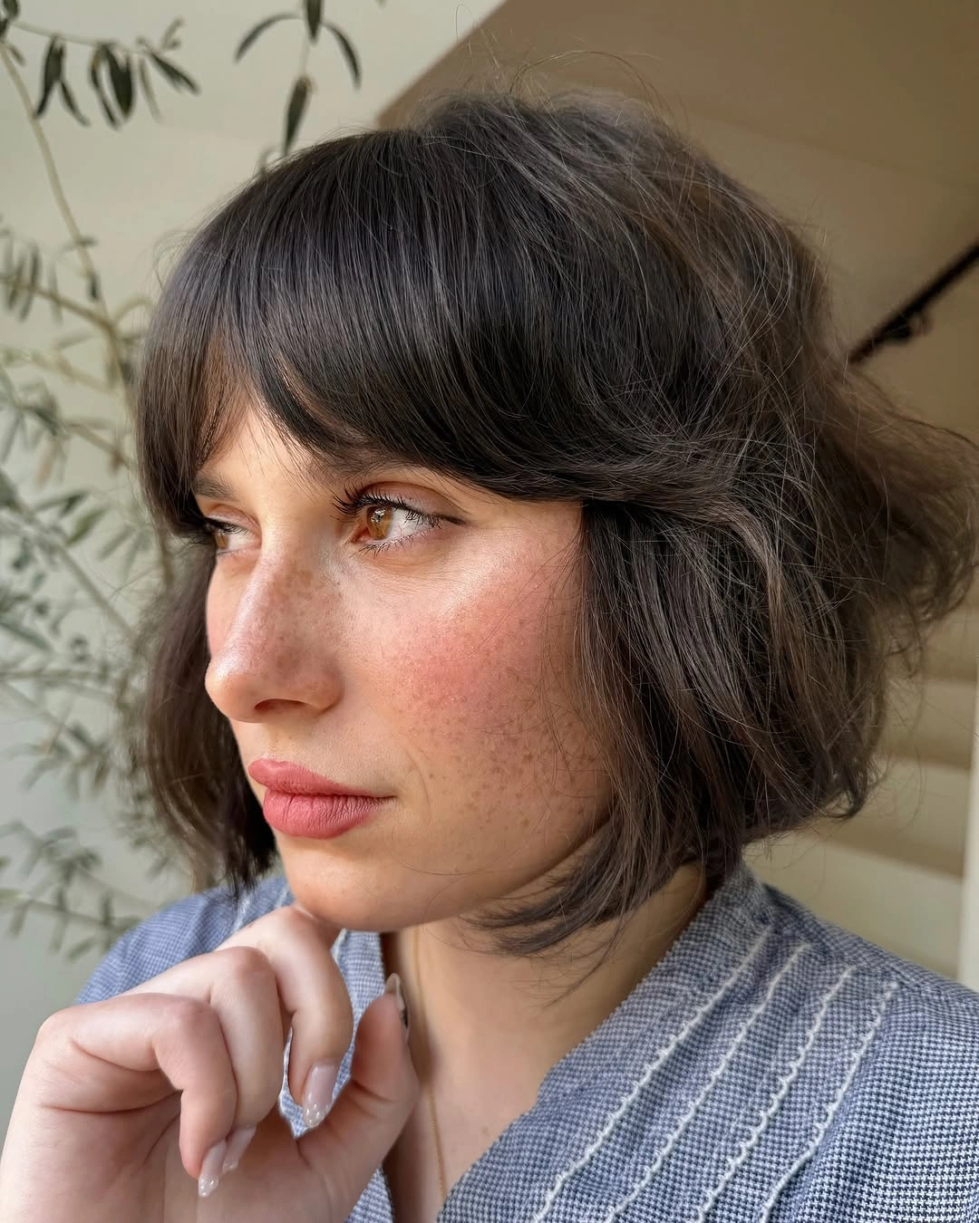 fall French Bob 2026 Soft Parisian French Bob With Airy Full Bangs