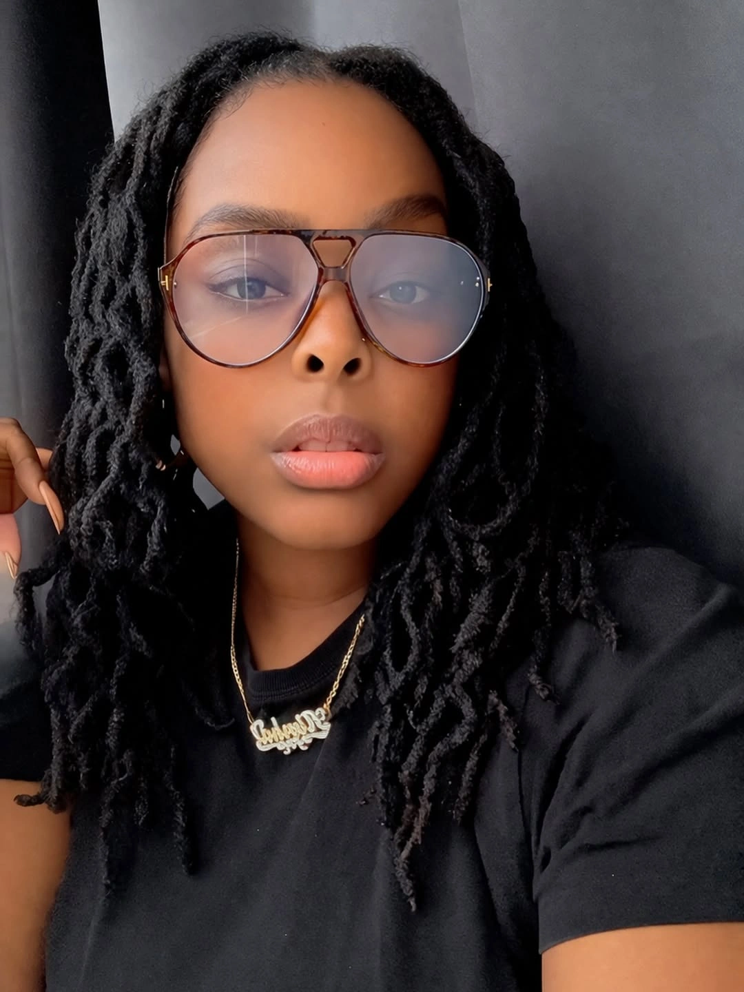 fall hair colors for black women 2026 Classic Soft Locs with Rich Midnight Depth