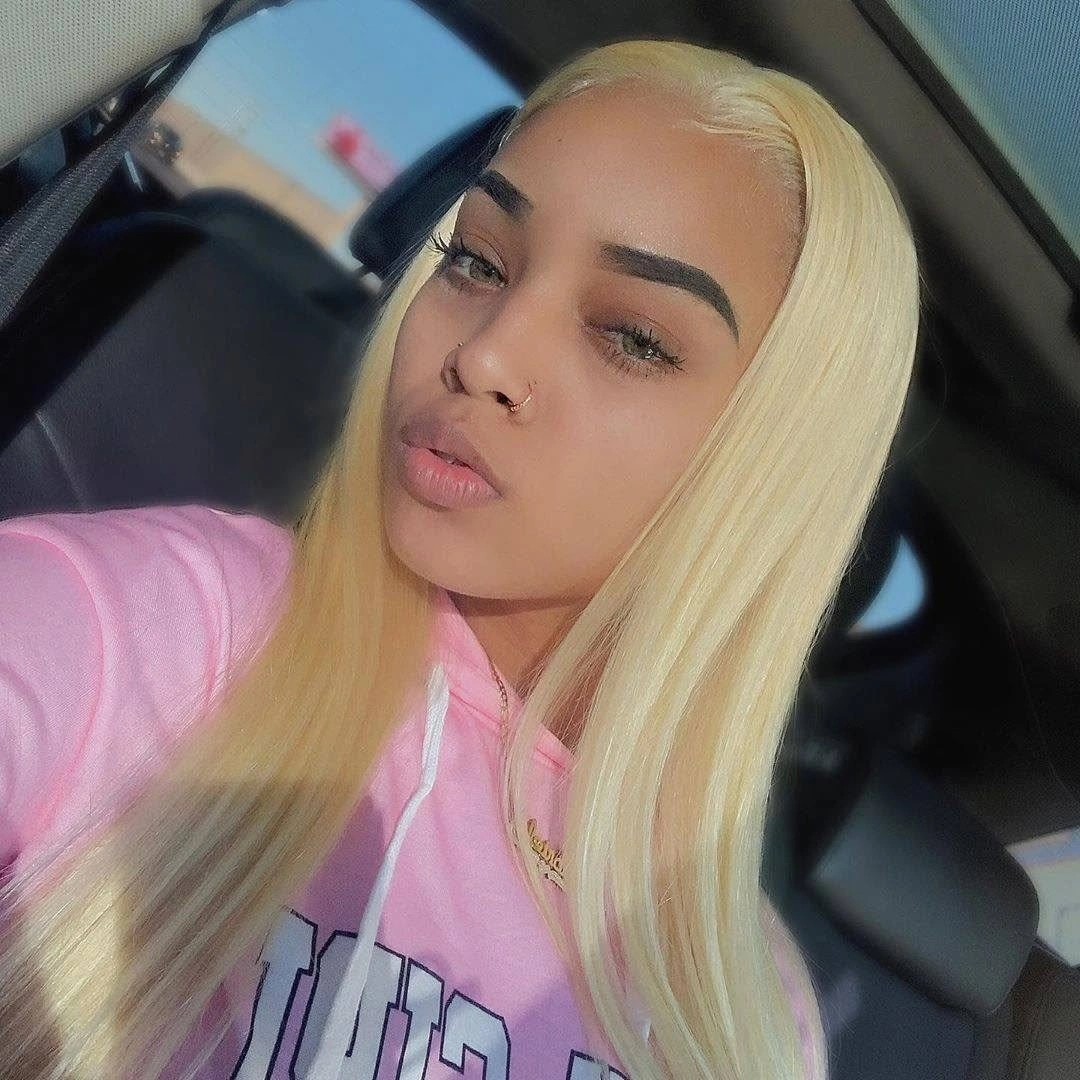 fall hair colors for black women 2026 Creamy Vanilla Blonde with a Minimalist Finish