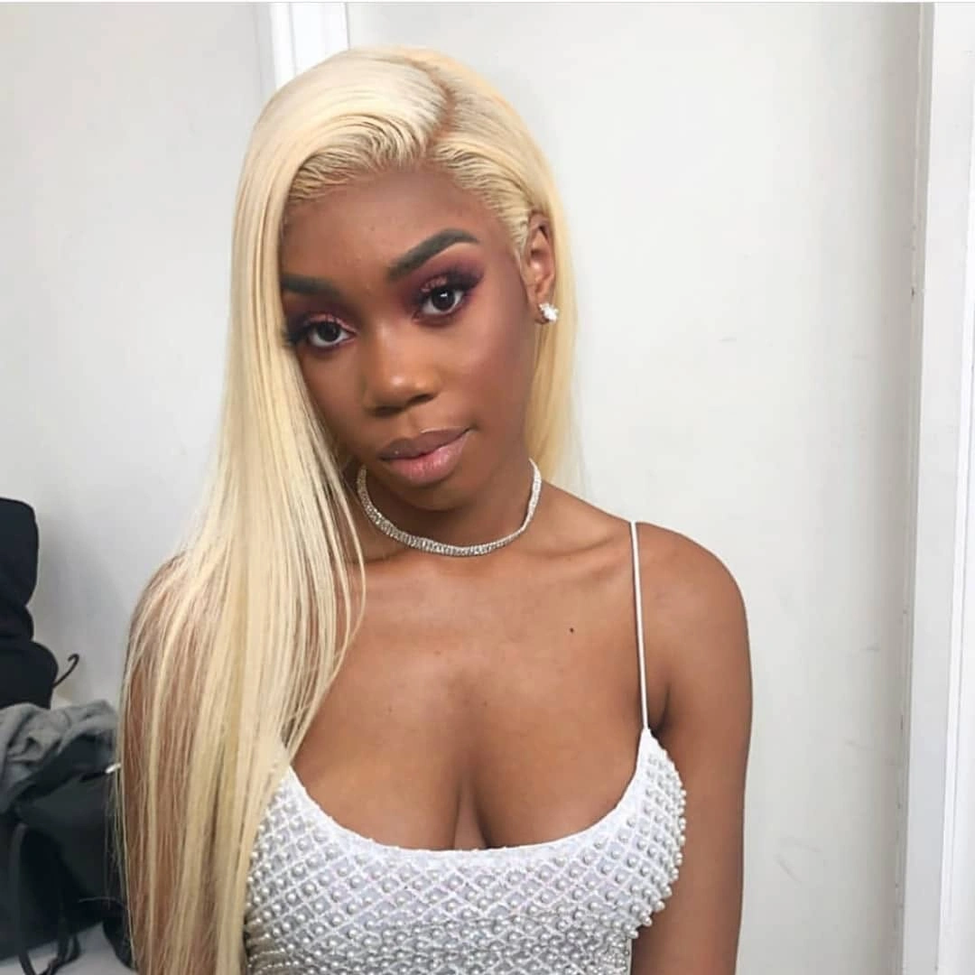 fall hair colors for black women 2026 Buttery Vanilla Blonde That Brightens the Entire Season