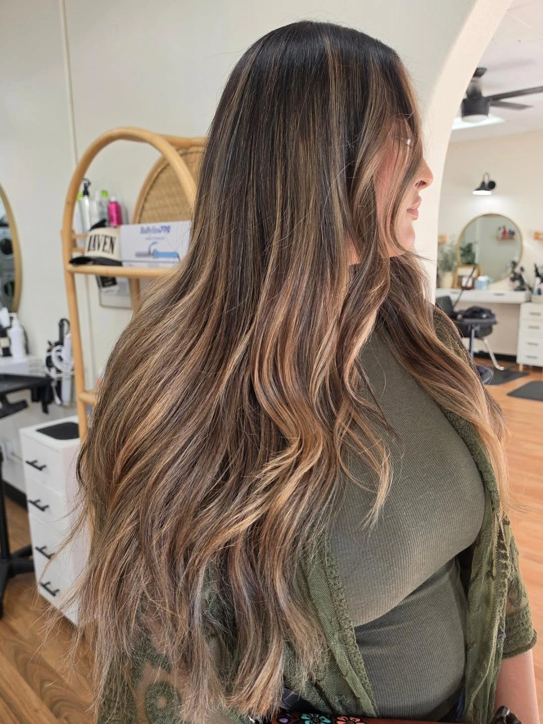 fall hair colour ideas 2026 Soft Mushroom Balayage With Natural Dimension