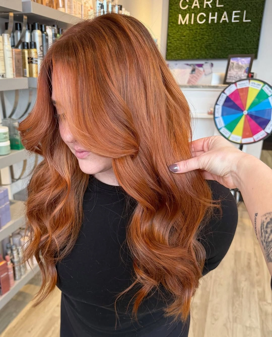 fall haircuts for women 2026 Velvety Copper Layers with Luxurious Bounce