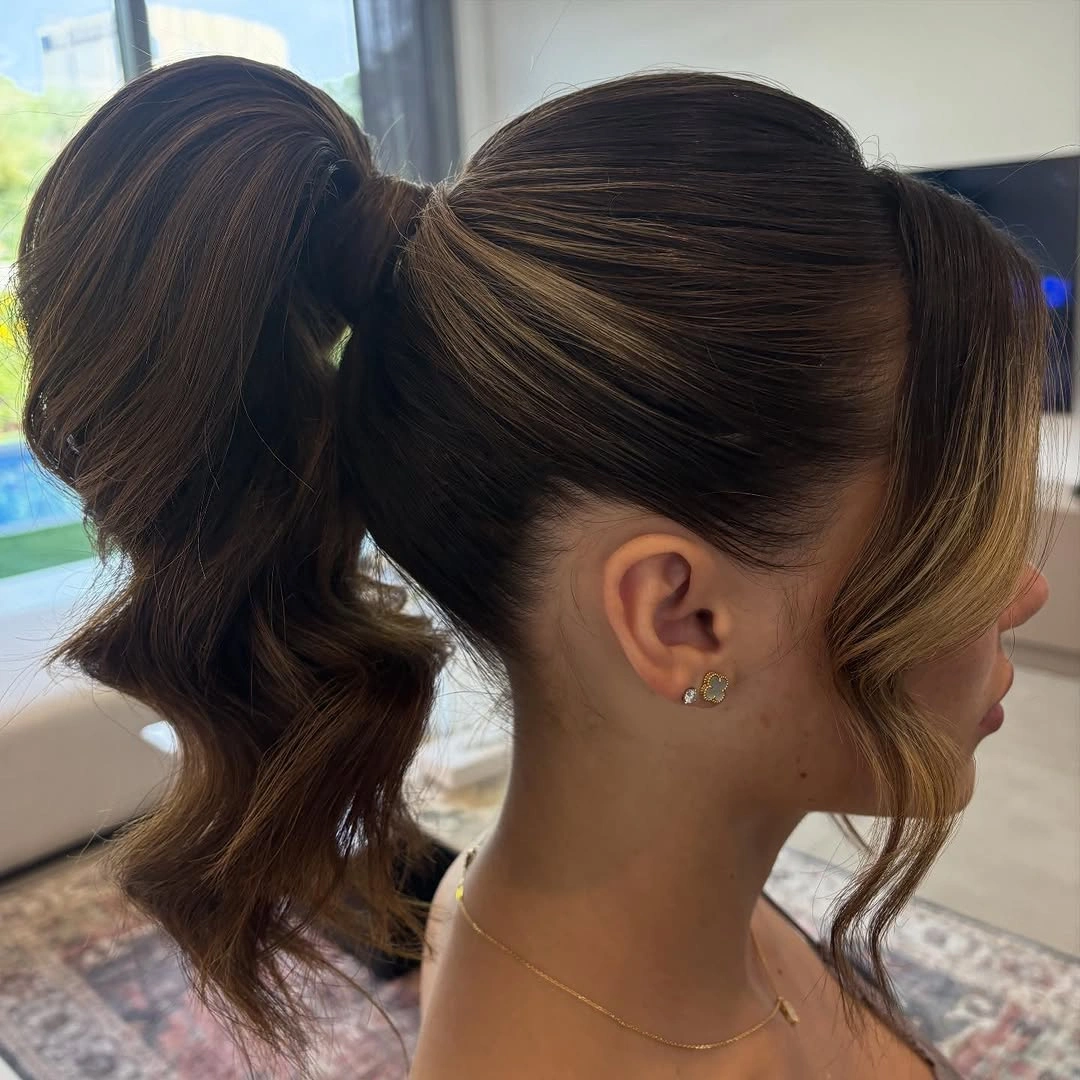 Fall hairstyles for office 2026 Voluminous High Ponytail With Office Siren Energy