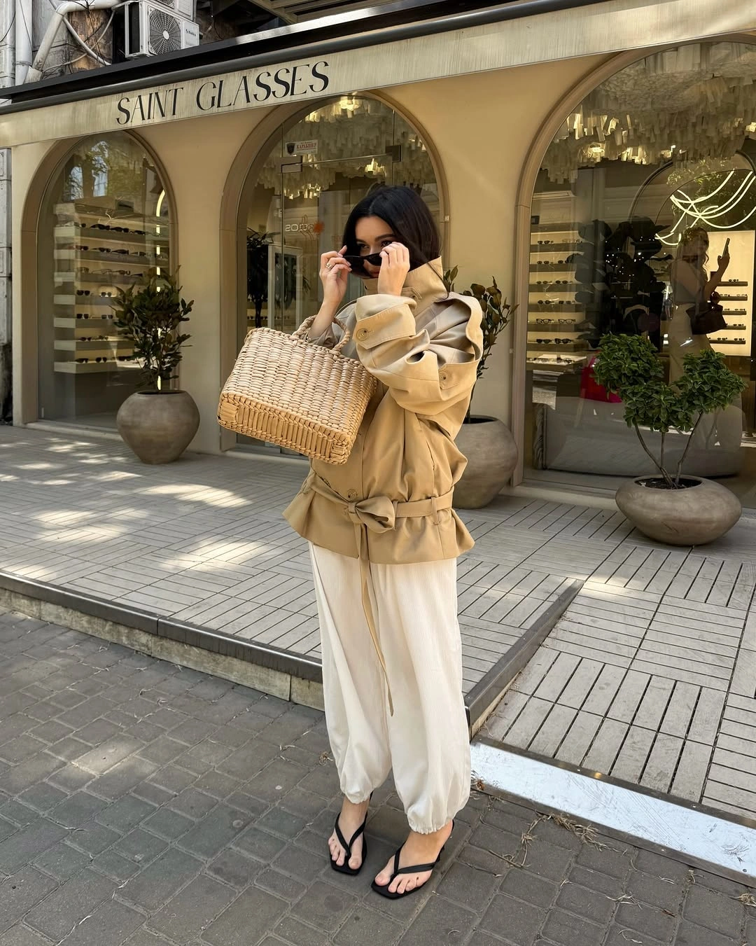 fall outfits with peacoat Soft Beige Peacoat With Relaxed Feminine Layers