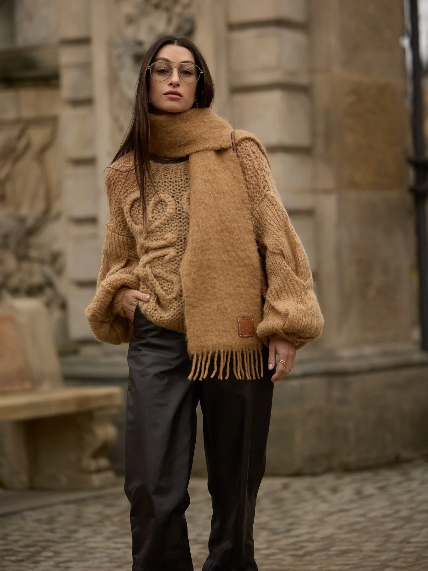 fall professional outfits women 2026 Warm Camel Knitwear That Always Looks Expensive