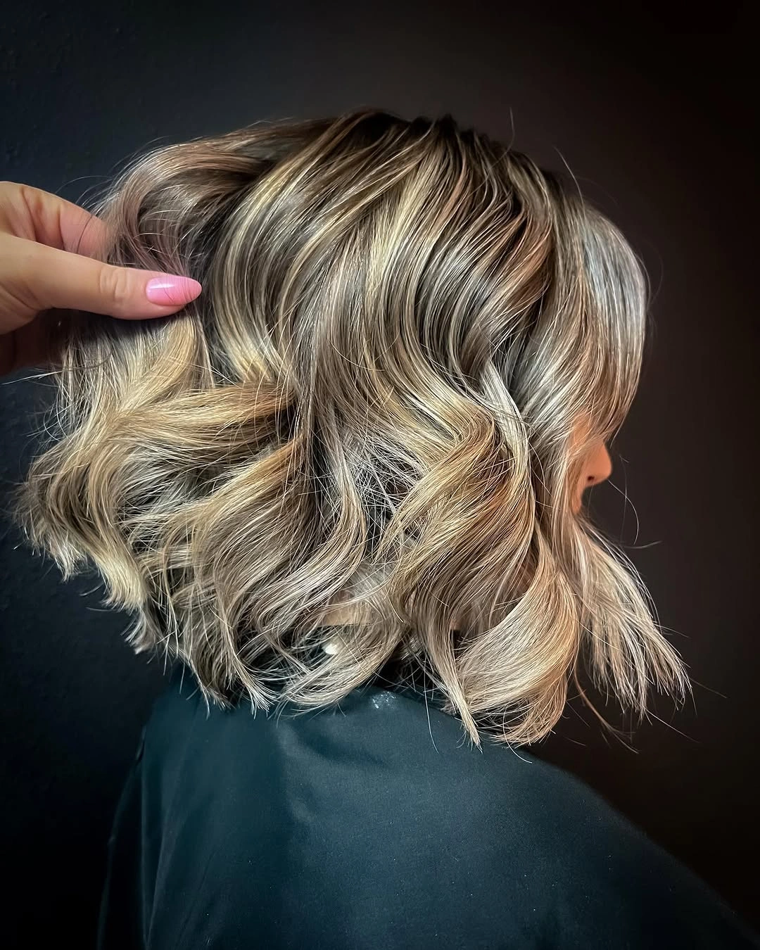 fall short haircuts 2026 Soft Layered Blonde Bob With Lived-In Dimension