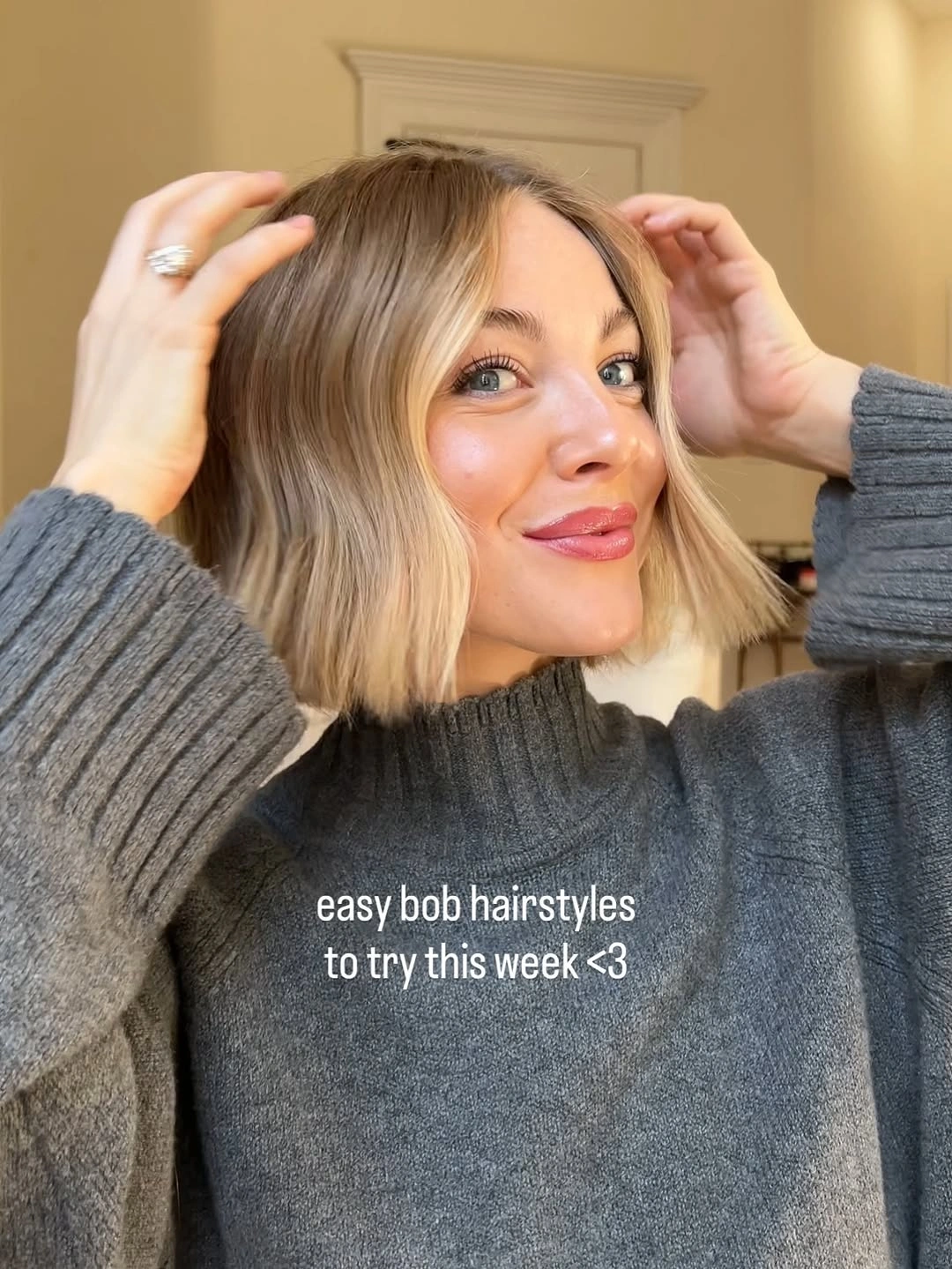 fall short haircuts 2026 Easy Everyday Blonde Bob With Soft Texture