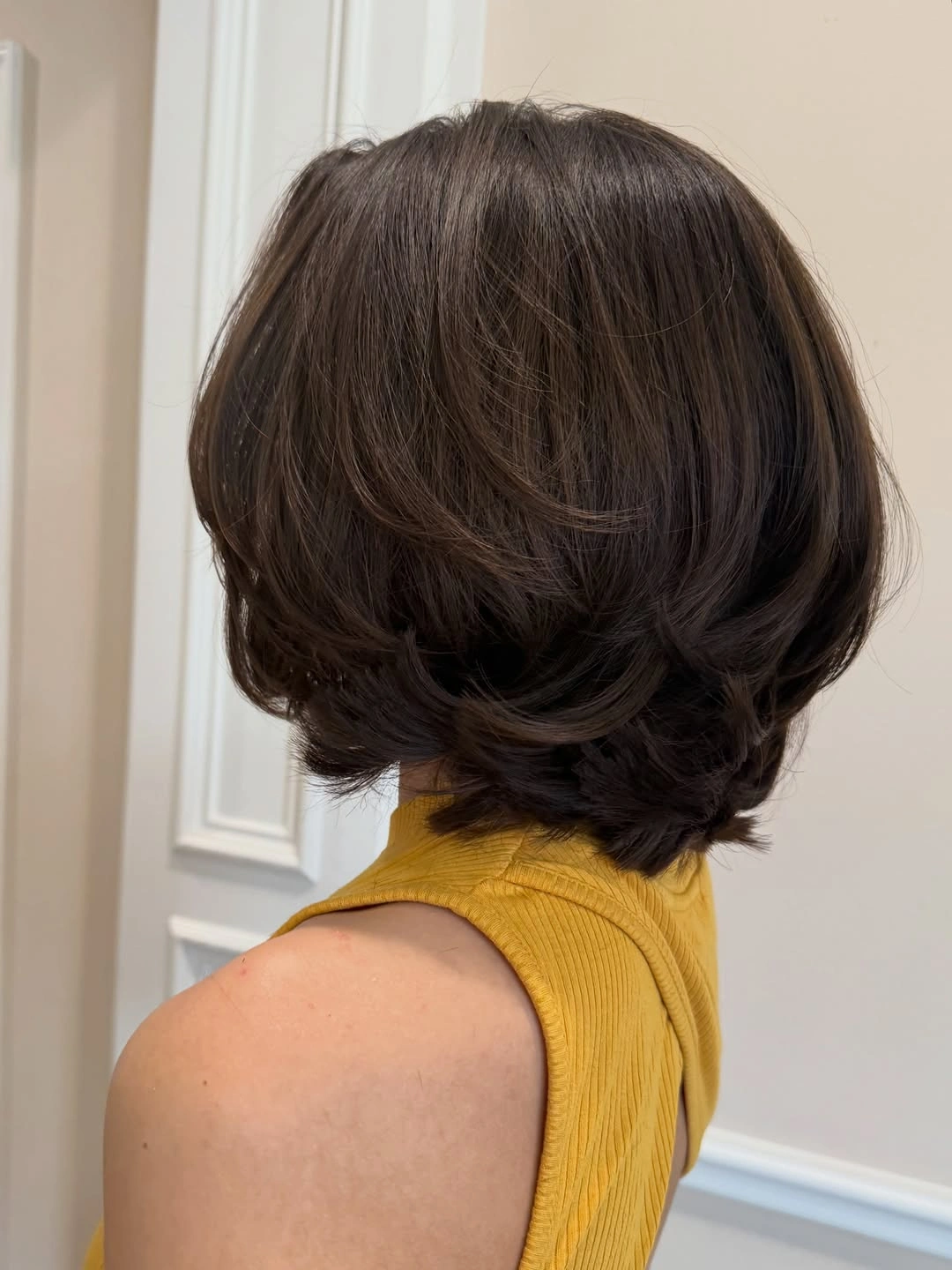 fall short haircuts 2026 Rounded Layered Bob With Soft Volume