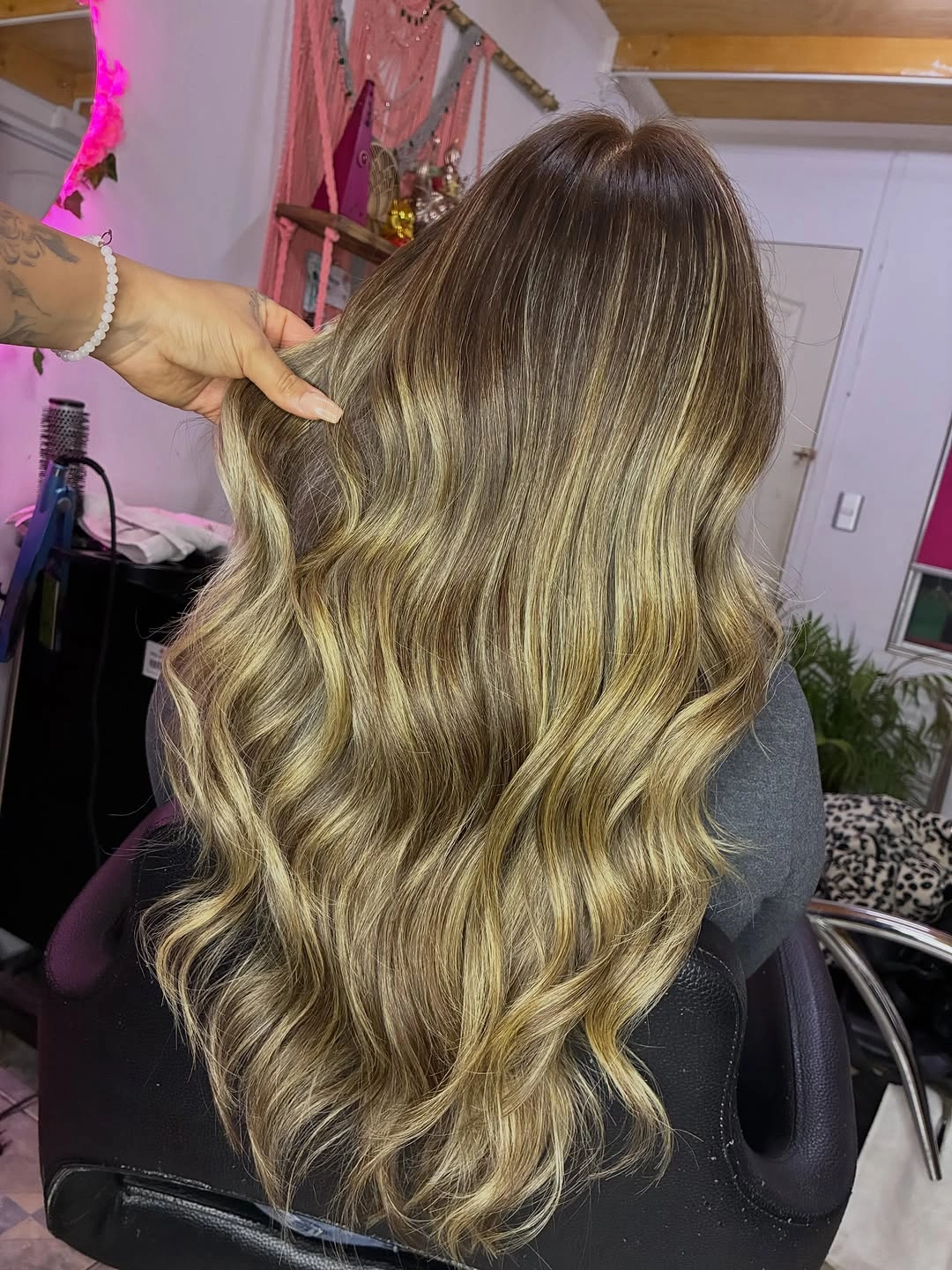 full head babylights blonde on brown hair Bright Honey Blonde Babylights With Seamless Brunette Blend
