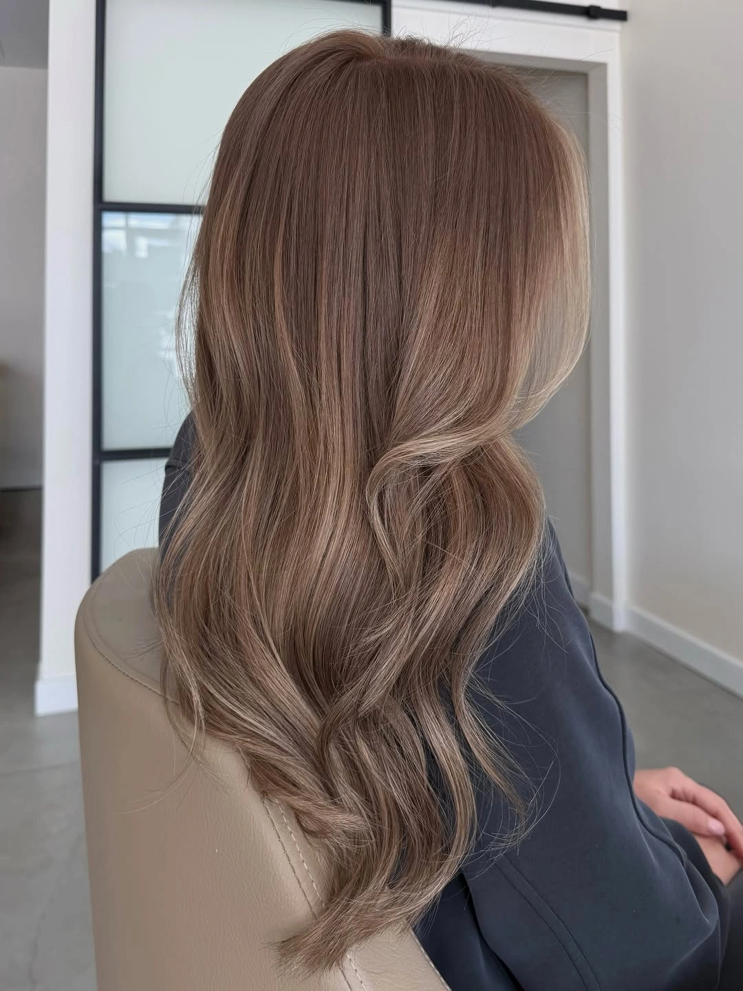 Hair Lowlights: Color Ideas and Inspiration Cool Mushroom Lowlights with Silky Satin Dimension