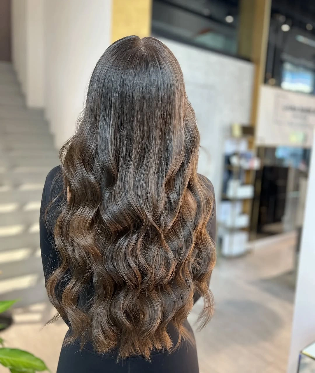 heatless curls hairstyle Dark Chocolate Waves With Naturally Soft Movement