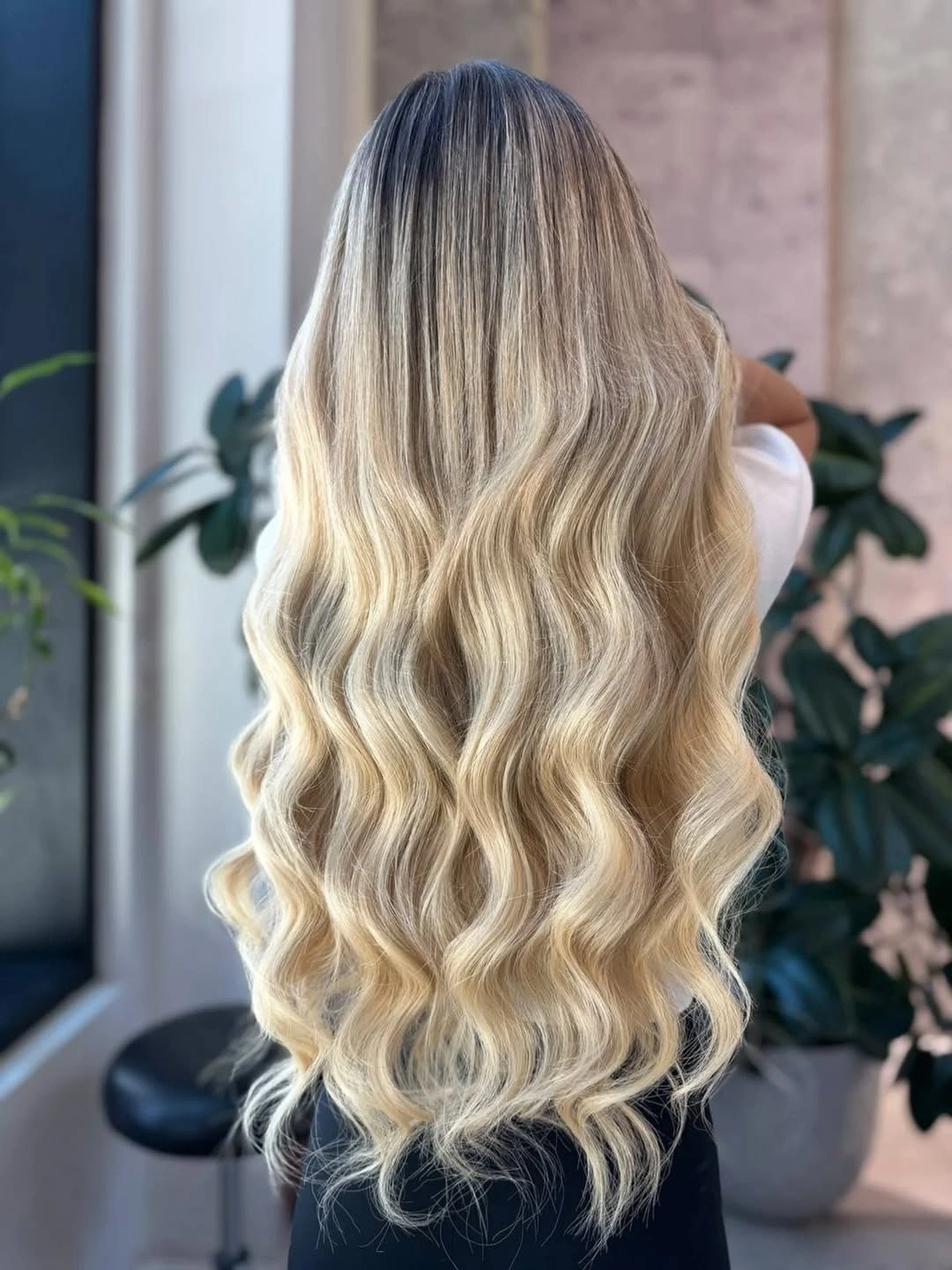 heatless curls hairstyle Soft Vanilla Blonde Waves With Luxurious Volume