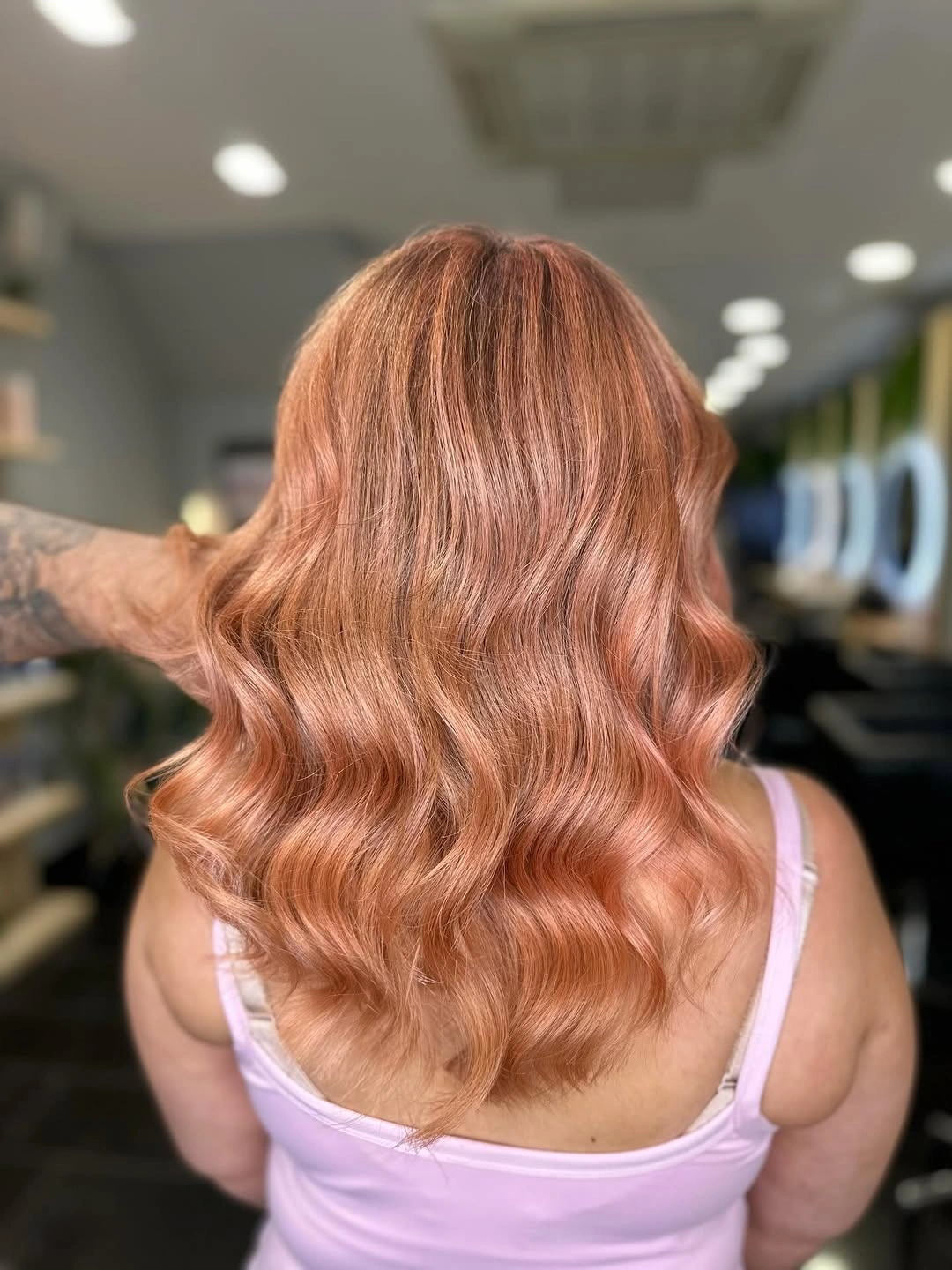 heatless curls hairstyle Romantic Rose Gold Waves With Soft Bounce