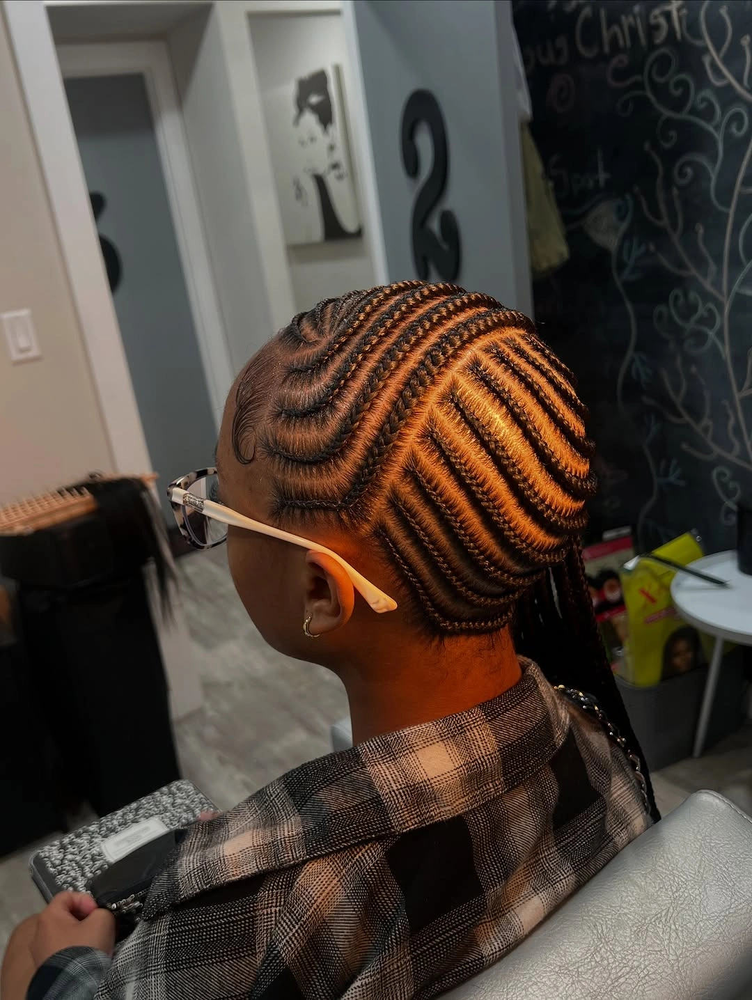 lemonade braid hairstyle Classic Side Lemonade Braids With Clean Uniform Waves