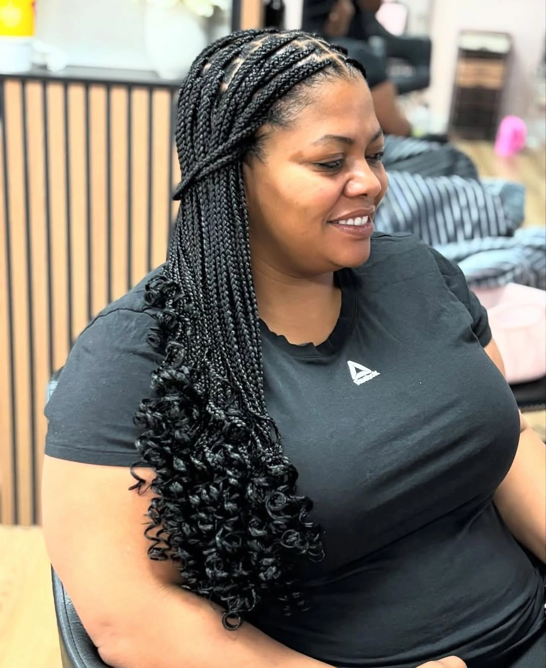 locs hairstyles for black women Long Curly Soft Locs With Beautiful Volume