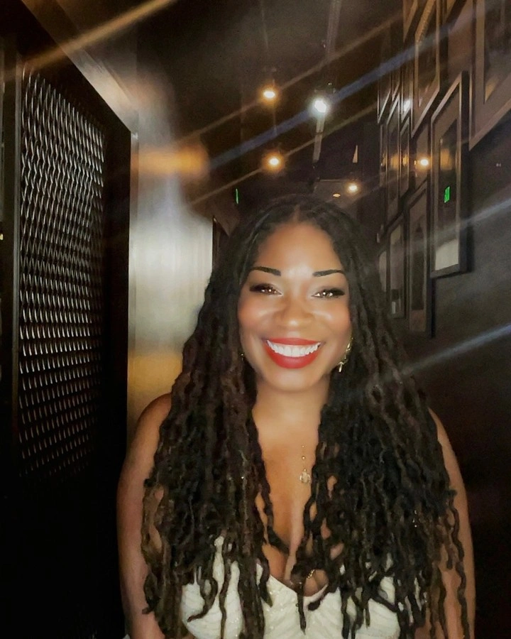 locs hairstyles for black women Soft Glam Long Locs for an Elegant Night Out