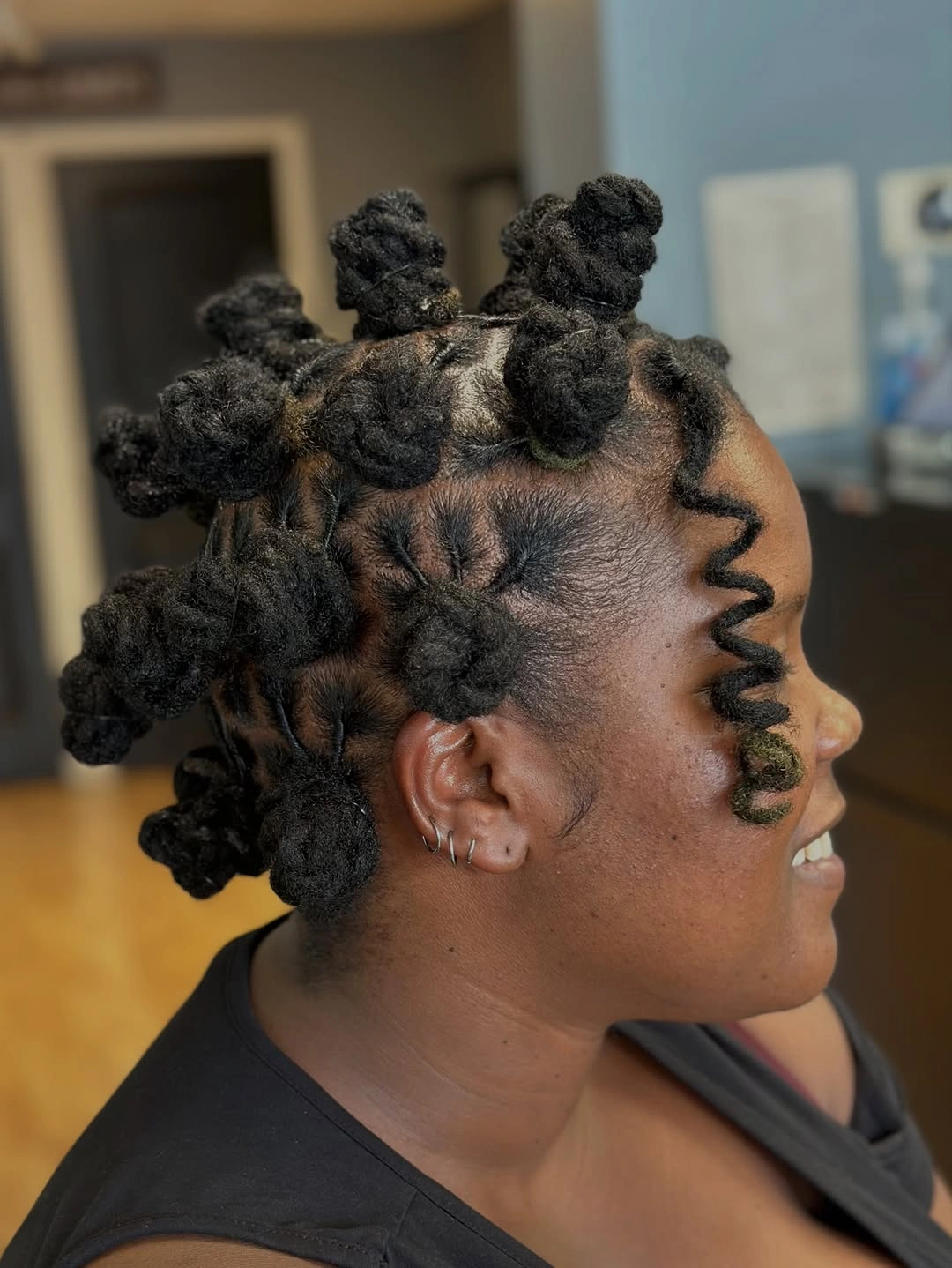 locs hairstyles for black women Creative Bantu Knot Locs for a Playful Statement