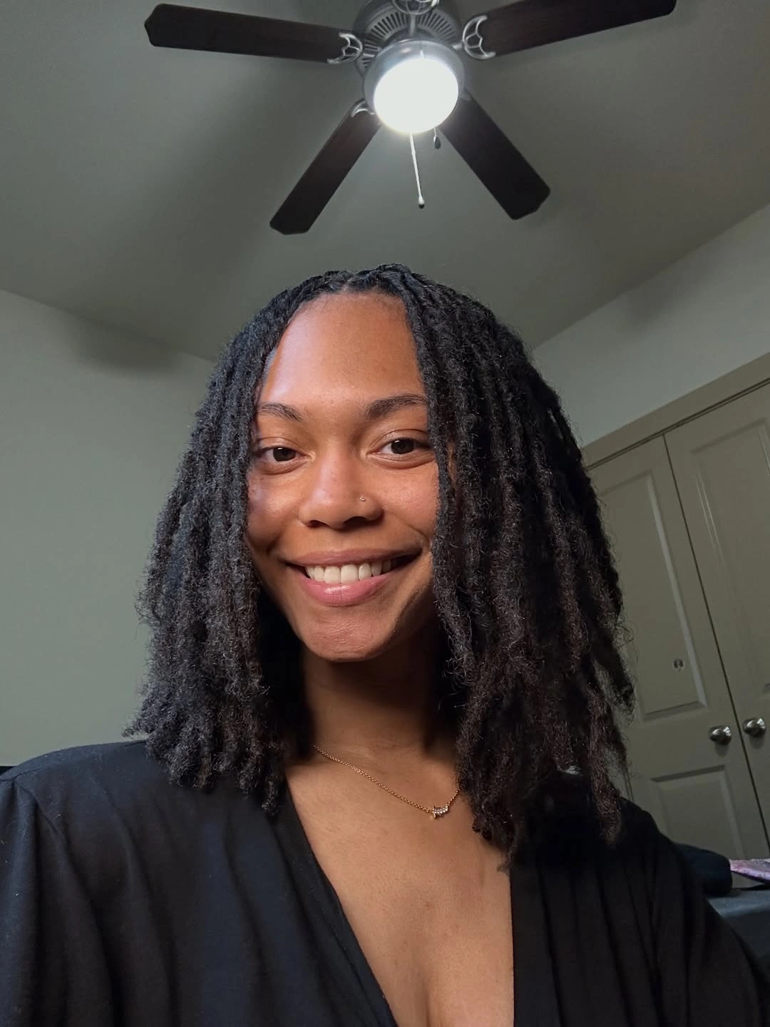 locs hairstyles for black women Classic Shoulder-Length Natural Loc Bob