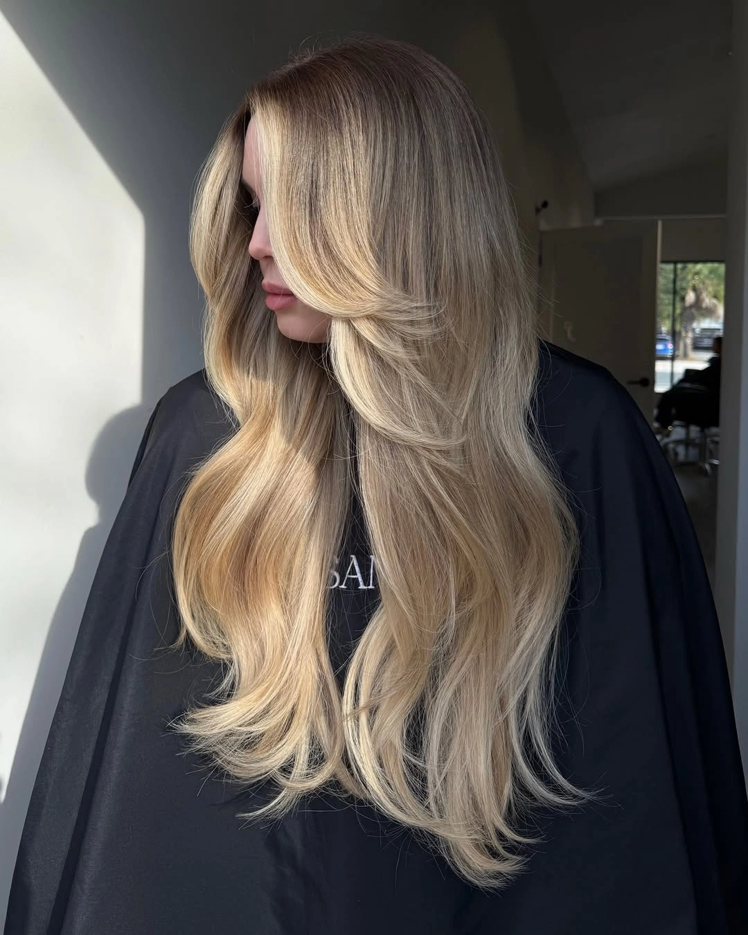 September hairstyles ideas 2026 Long Blonde Butterfly Layers With Bright Front Pieces